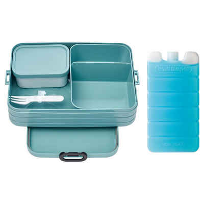 Lunchbox Proviant Box versch Farben leicht 2er 3er oder 4er innen Edelstahl 