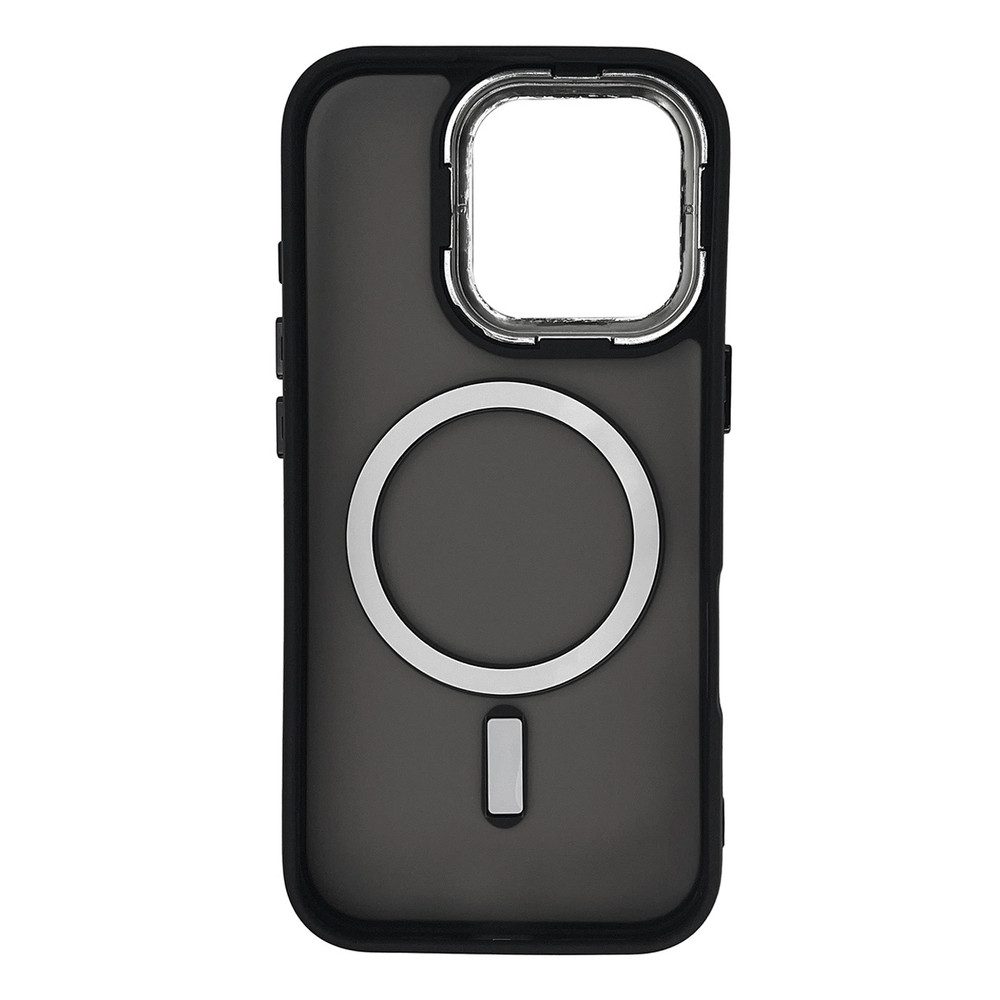 COFI 1453 Handyhülle Fashion Schutzcase Kompatibel mit iPhone 17 Air Schwarz 6,5 Zoll, Matte TPU Schutzhülle mit Magnetfunktion und erhöhten Kanten