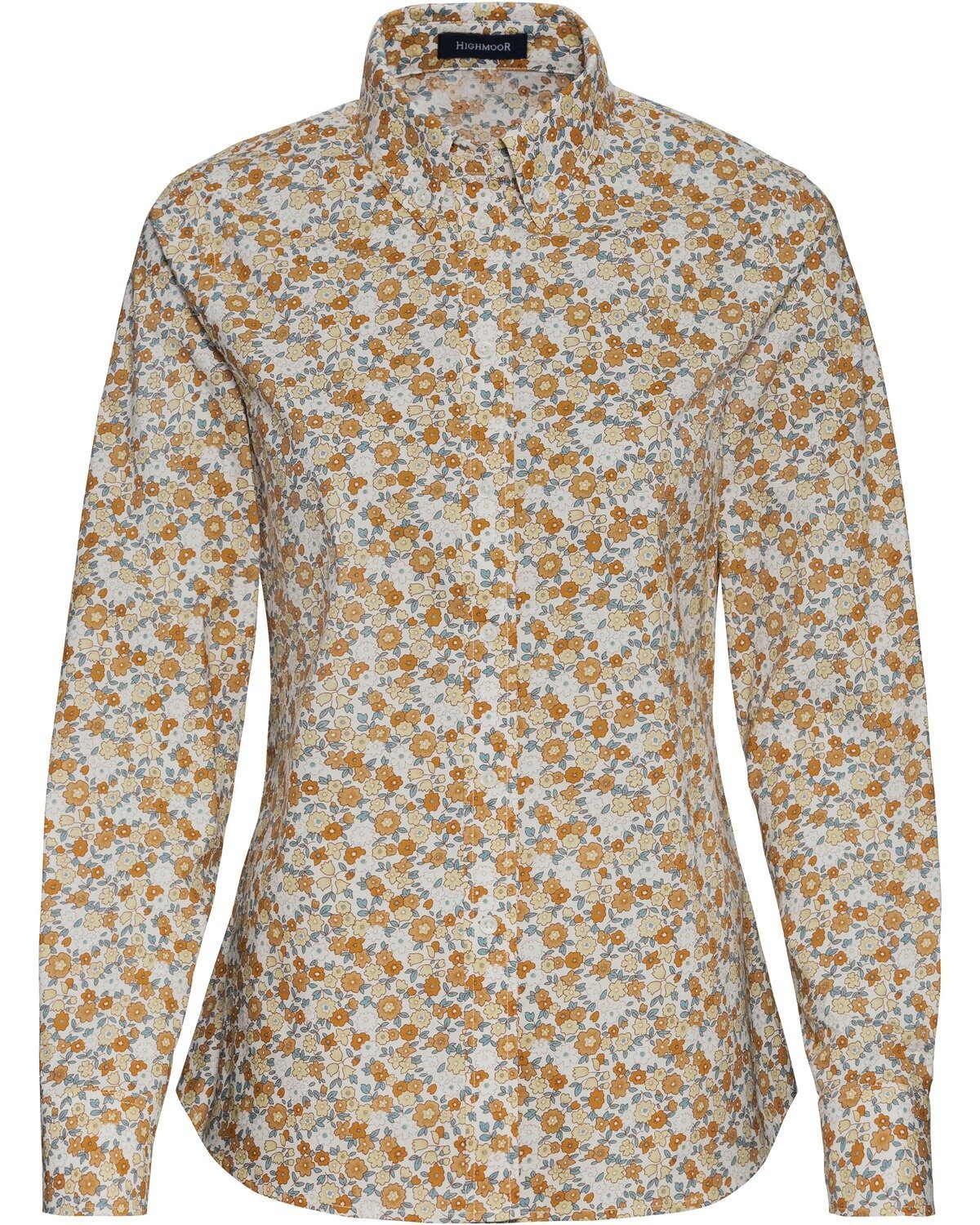 Hemdbluse Hemdbluse mit Blumenmuster
