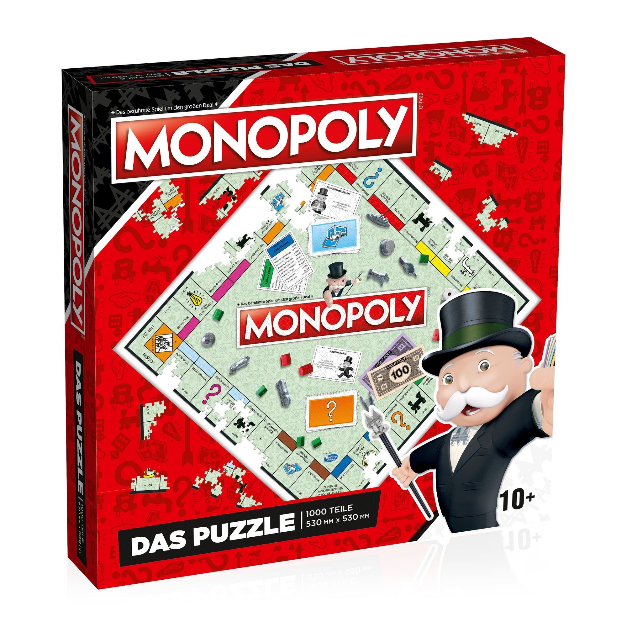 1000 - No. Moves Puzzle 9 Winning Das Monopoly Original Teile, 1000 Puzzleteile Puzzle