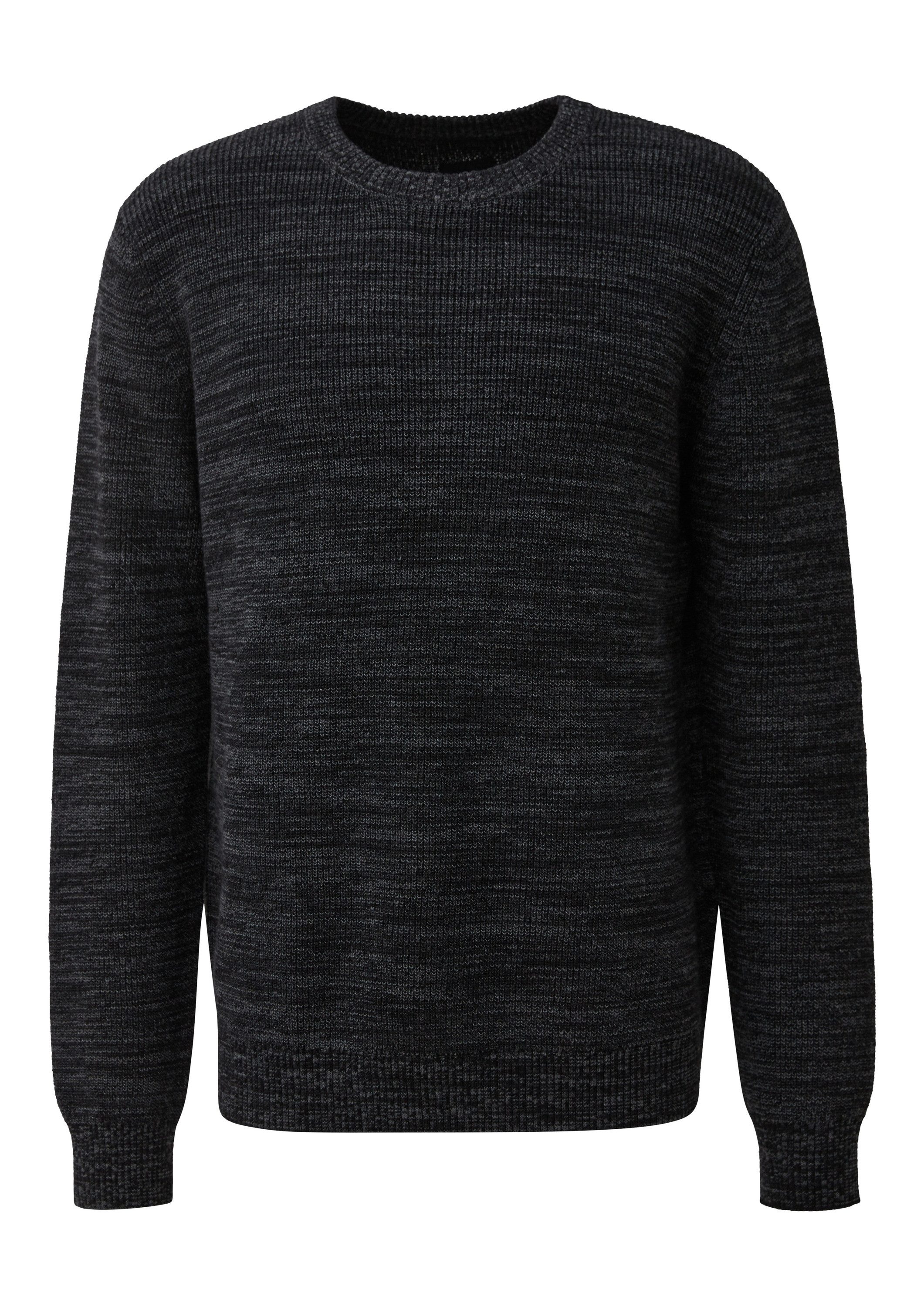QS Longpullover Strickpullover Melierter Strickpullover günstig online kaufen