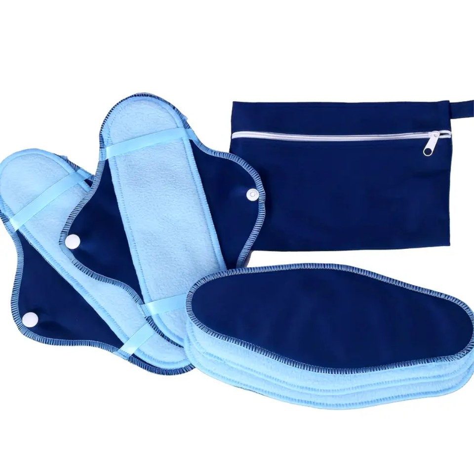 Venicce Love Slip-Einlage 5 Pack Menstruationseinlagen, Periodenpads - waschbar & nachhaltig, 8-St., nachhaltige Alternative zu gängigen Einweg Slipeinlagen