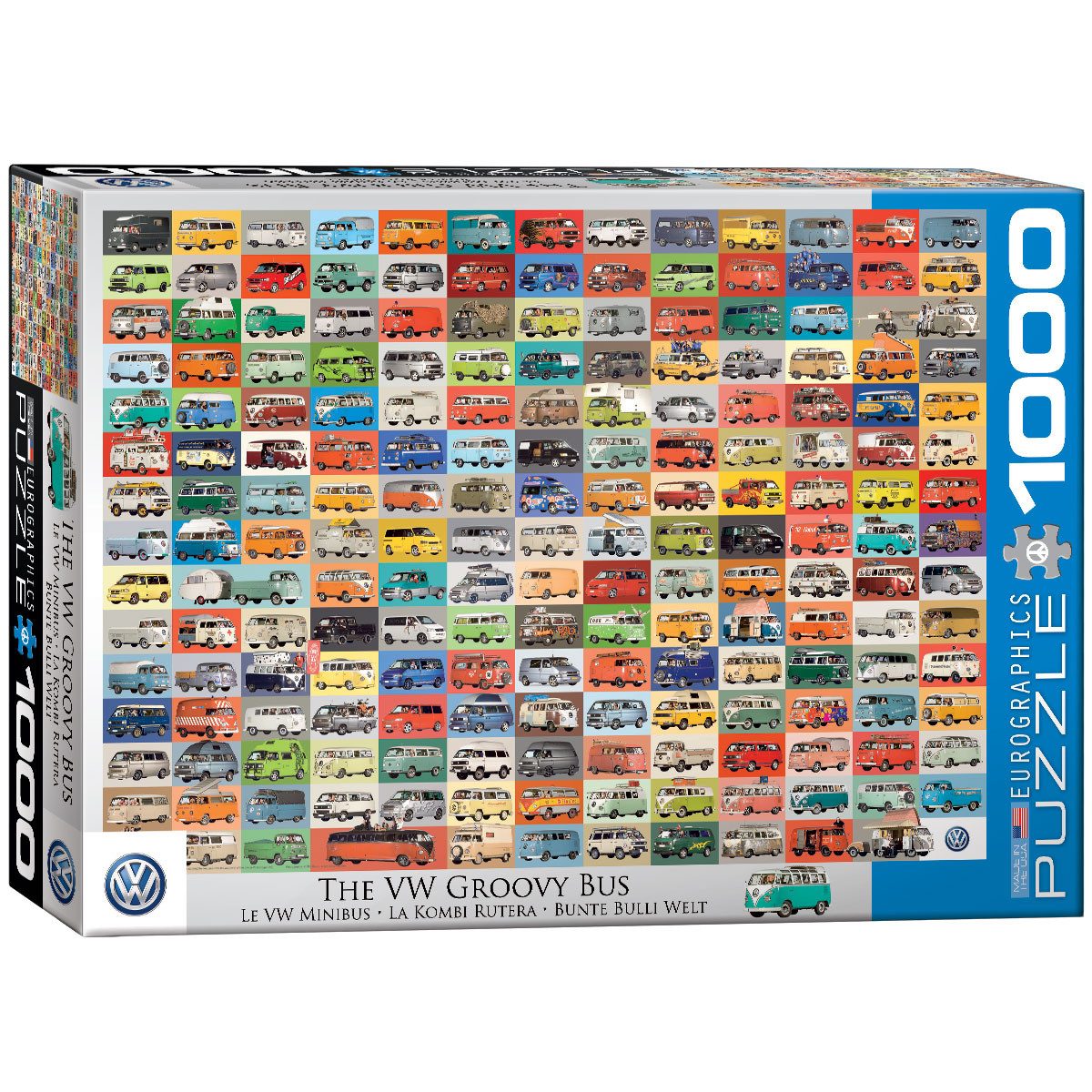 Puzzle 1000 Teile Puzzle - Puzzle - Volkswagen Busse, Bullis, Transporter, Puzzleteile