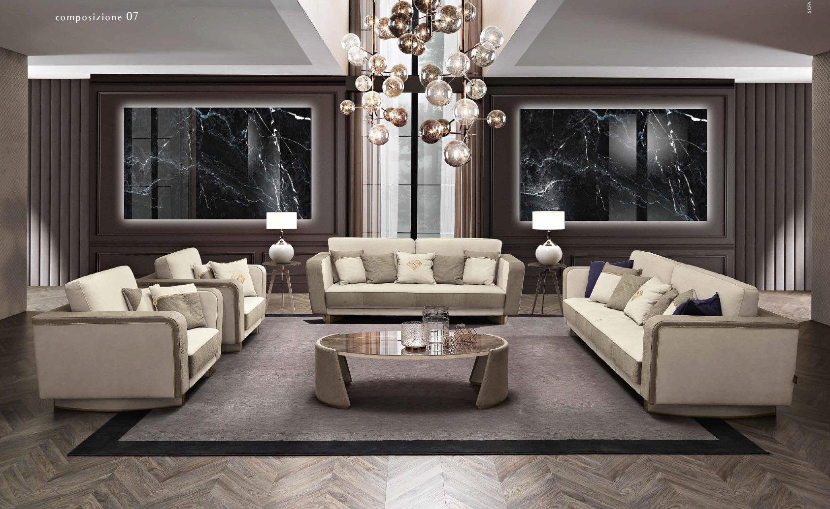 JVmoebel Sitzer Moderne, Luxus Sofagarnitur Couchen Polster Europe Sofa 3+2 Set Sofas Made in