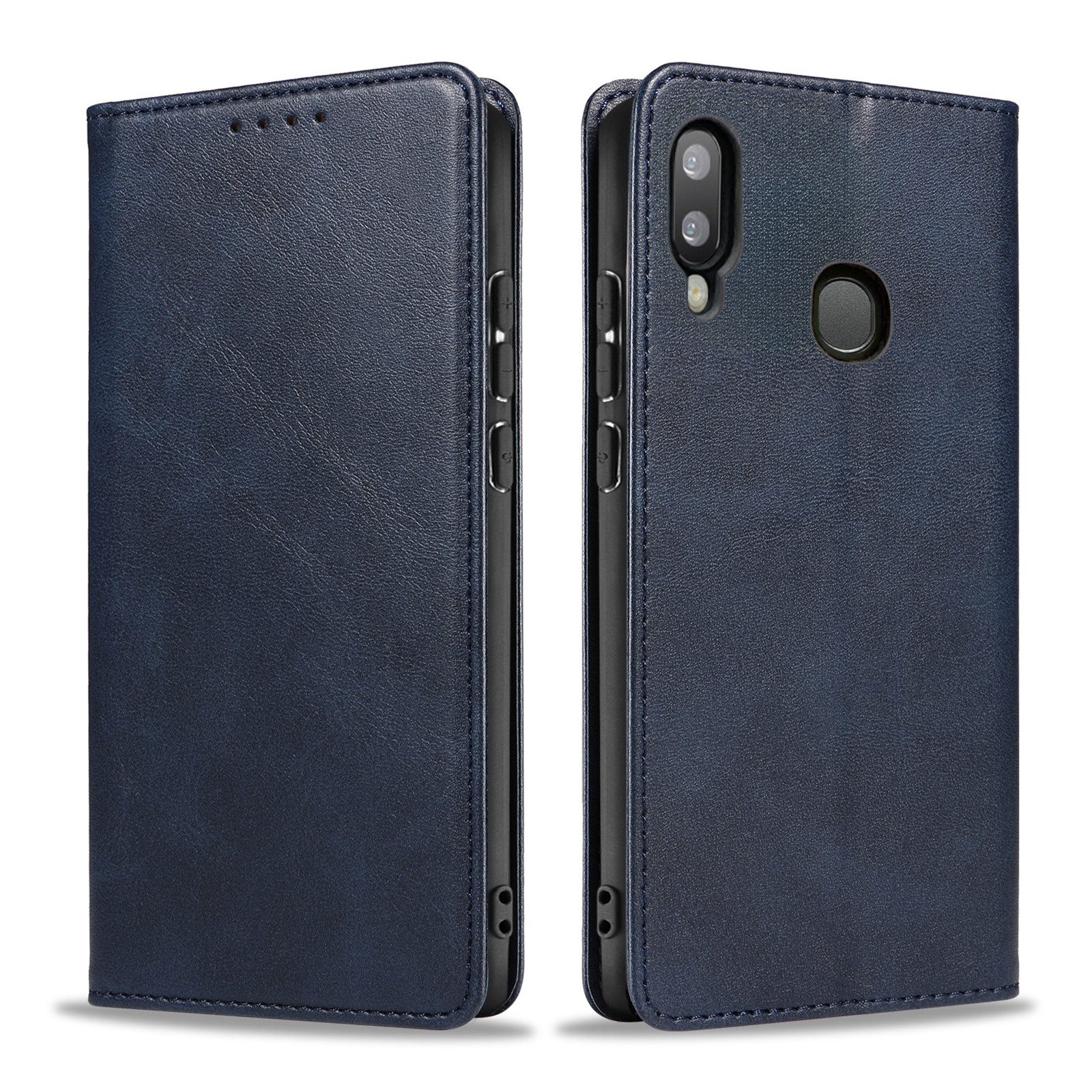 Tec-Expert Handyhülle Tasche Hülle für Samsung Galaxy A20e 5.8 Zoll, 5.8", Cover Klapphülle Case mit Kartenfach Fliphülle aufstellbar