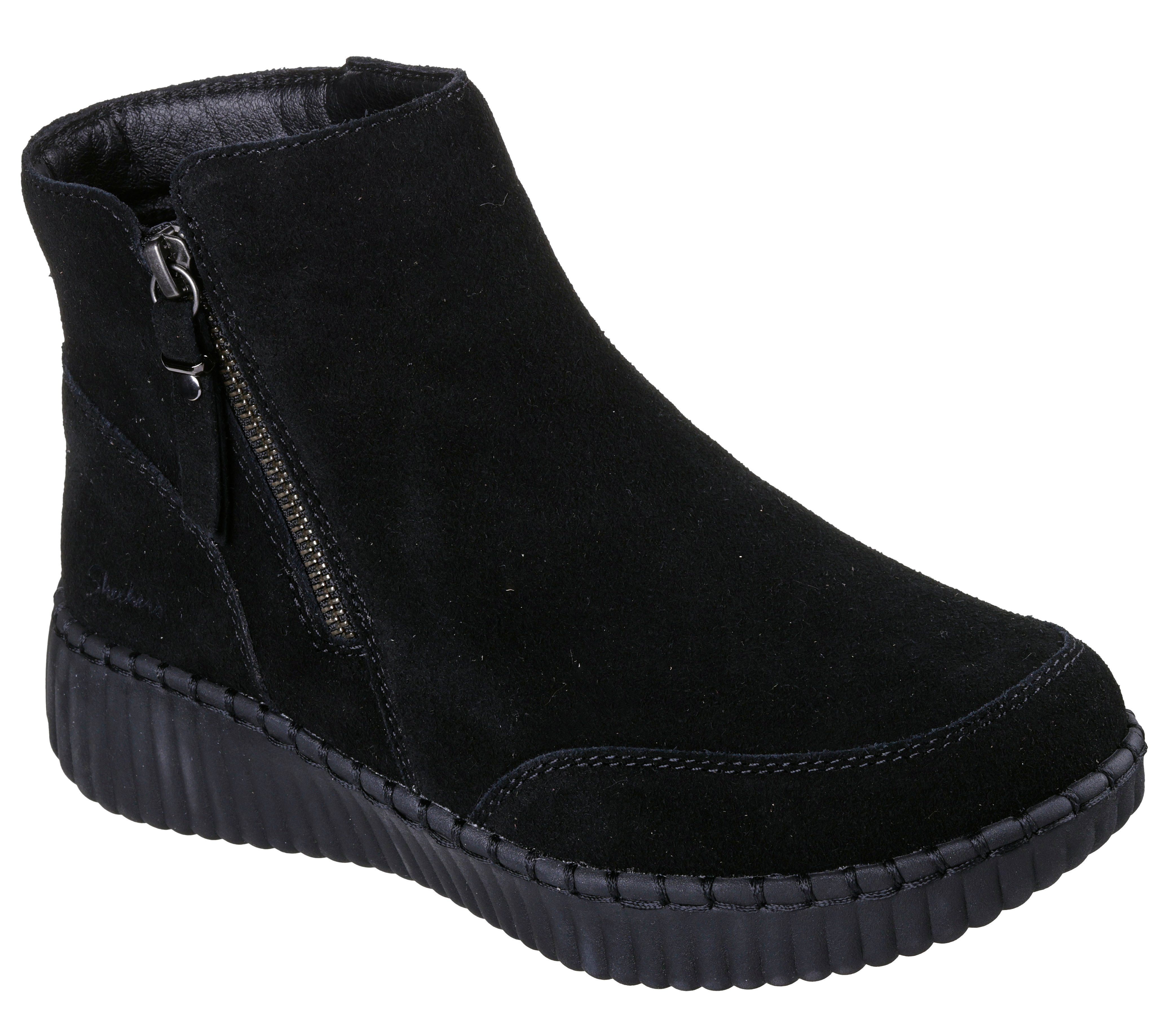Skechers WILSHIRE BLVD-WEEKEND CRUSH Winterboots Reißverschluss-Boots mit modischer Rahmennaht