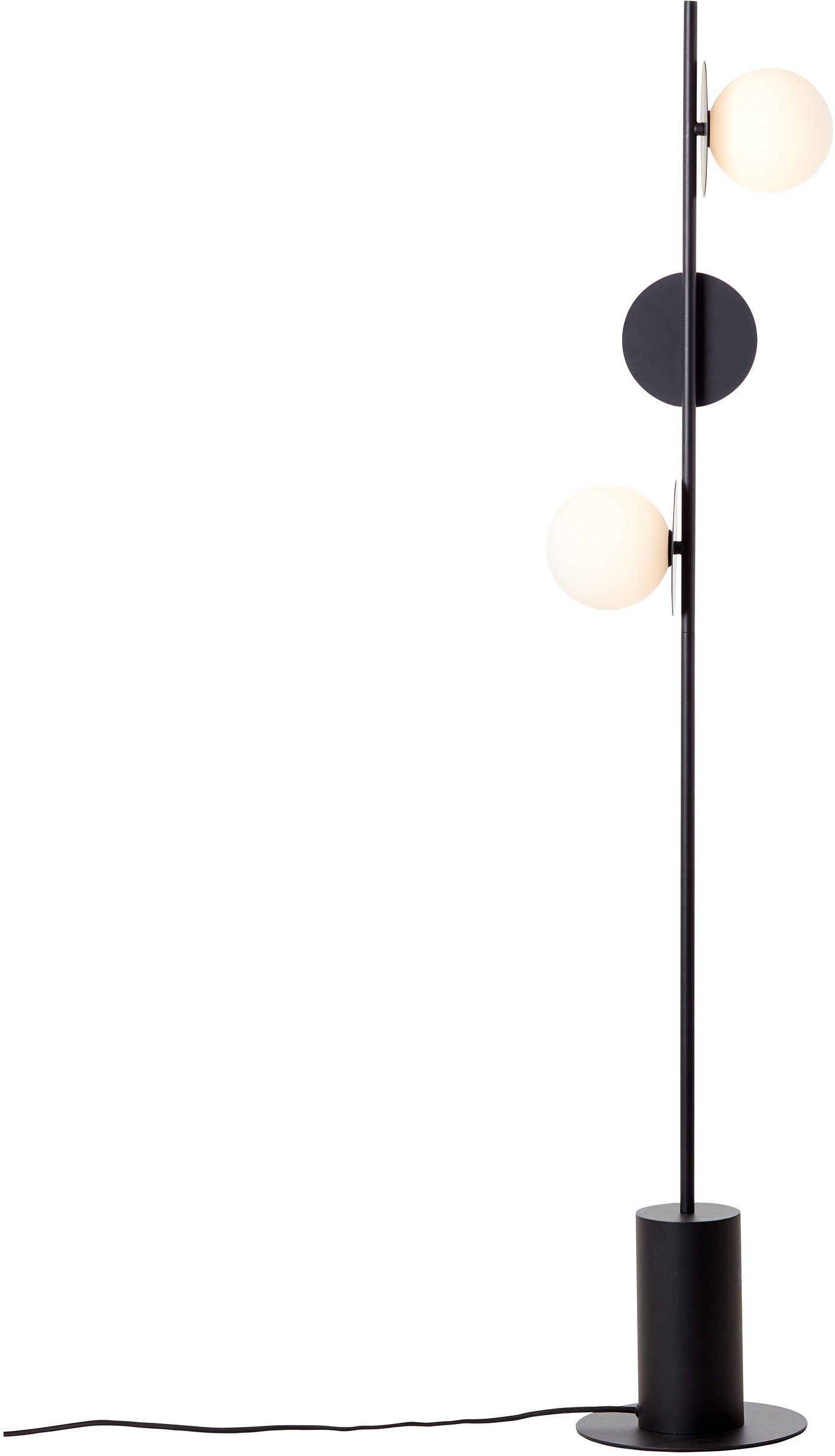 of Stehlampe Style G9, 10W, Tennessee, Places Leuchtmittel, schwarz/weiß 3 x max. ohne