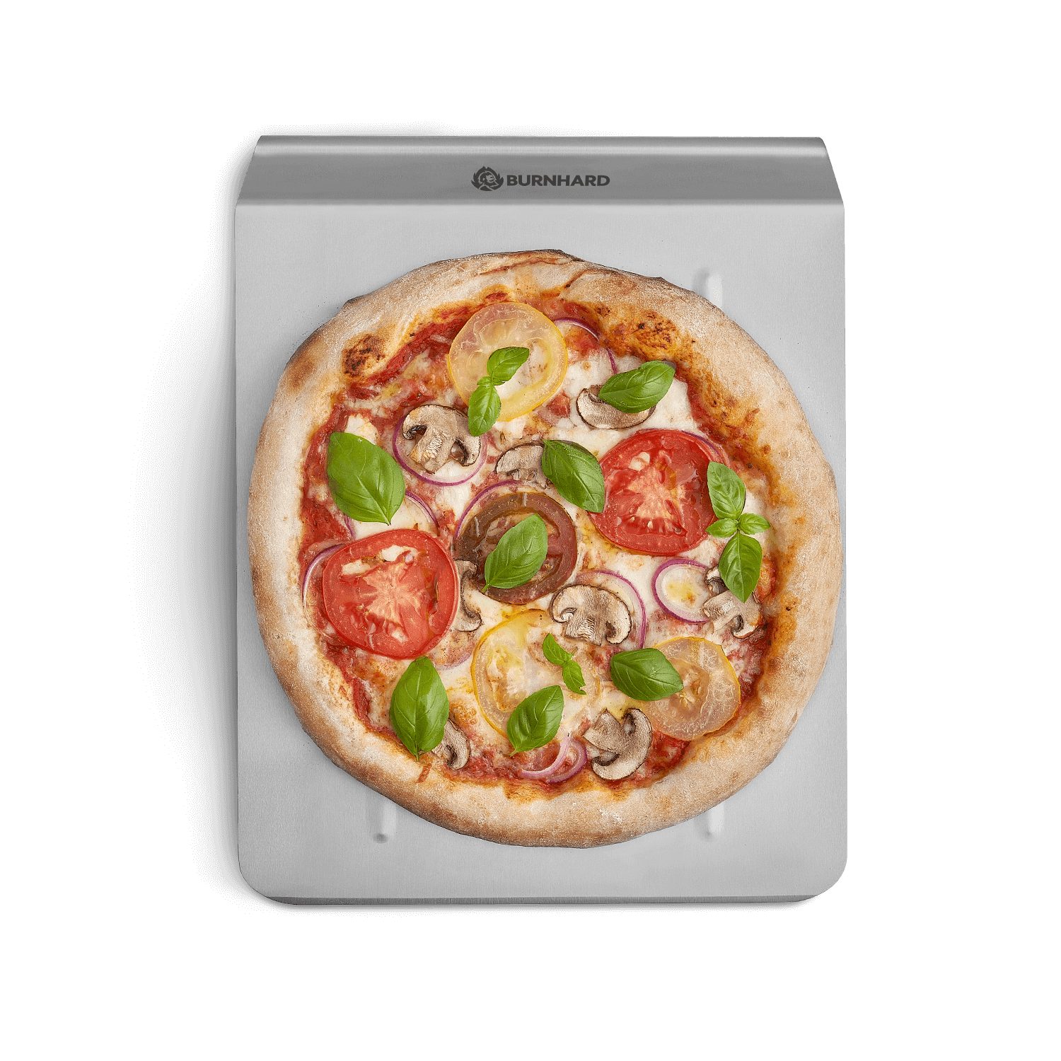 BURNHARD® Pizzastein Universal rechteckig, 45 x 35 x 1,5 cm inkl. Schaufe