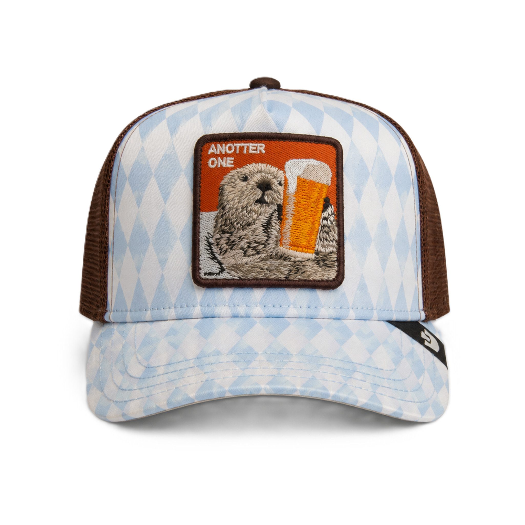 GOORIN Bros. Trucker Cap Goorin Bros. OG Trucker Cap OKTOBERFEST-SPECIAL Anotter One Blue (Basecap, Basecap, Meshcap, Trucker Kappe)