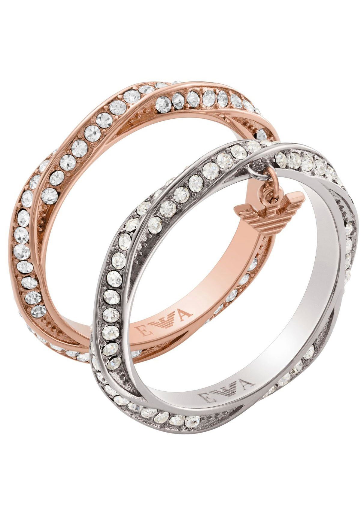 Emporio Armani Schmuckset Mulitpack Schmuck Geschenk Edelstahl (Set, 2-tlg) günstig online kaufen