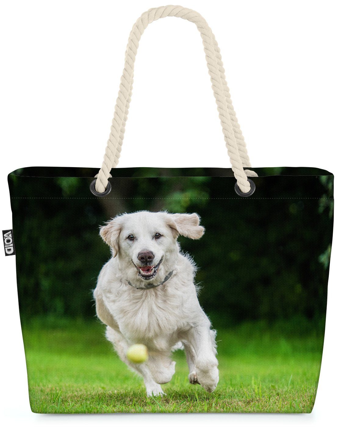VOID Strandtasche (1-tlg), Golden Retriever Ball Beach Bag golden retriever Jagdhund Welpe Hund Haustier