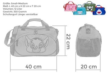 ELEPHANT Sporttasche Kids Kindersporttasche klein 38 cm Tiere, Kinder Tasche Turntasche Tiere