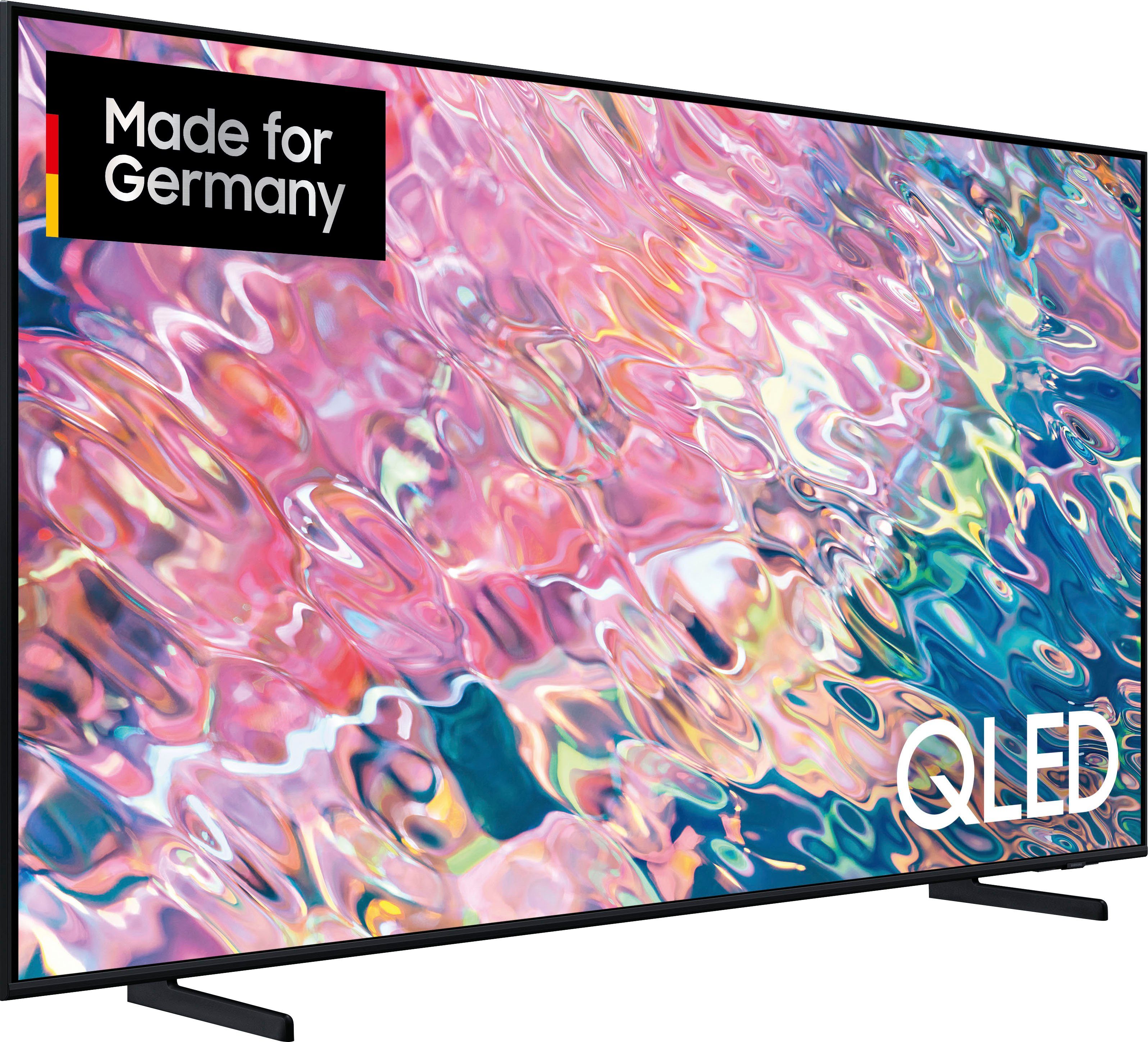 Samsung GQ65Q60BAU QLED-Fernseher (163 cm/65 Zoll, Smart-TV, Quantum HDR,  Quantum Prozessor Lite 4K, Supreme UHD Dimming)