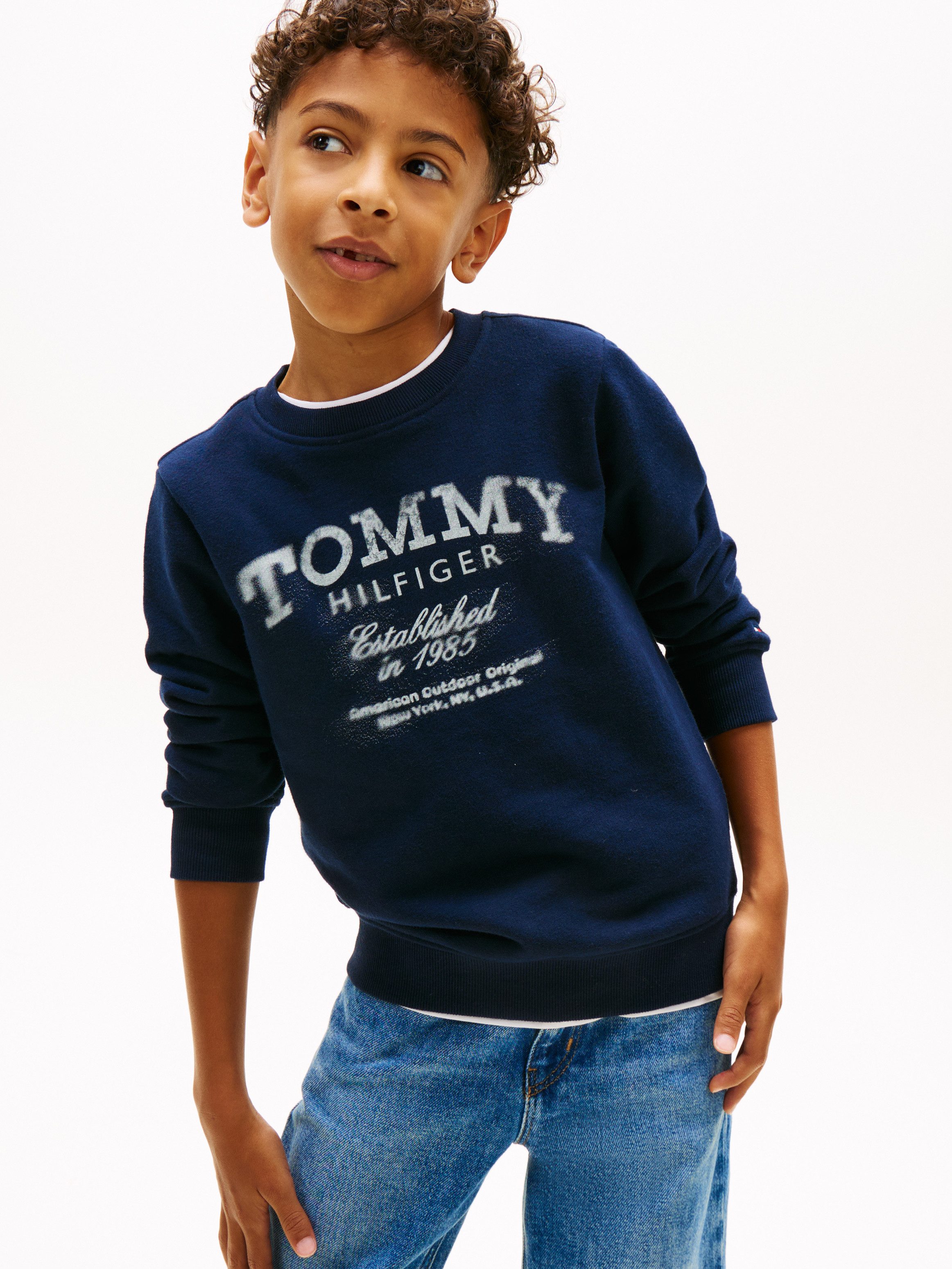 Tommy Hilfiger Sweatshirt Regular fit, für Kinder bis 16 Jahre