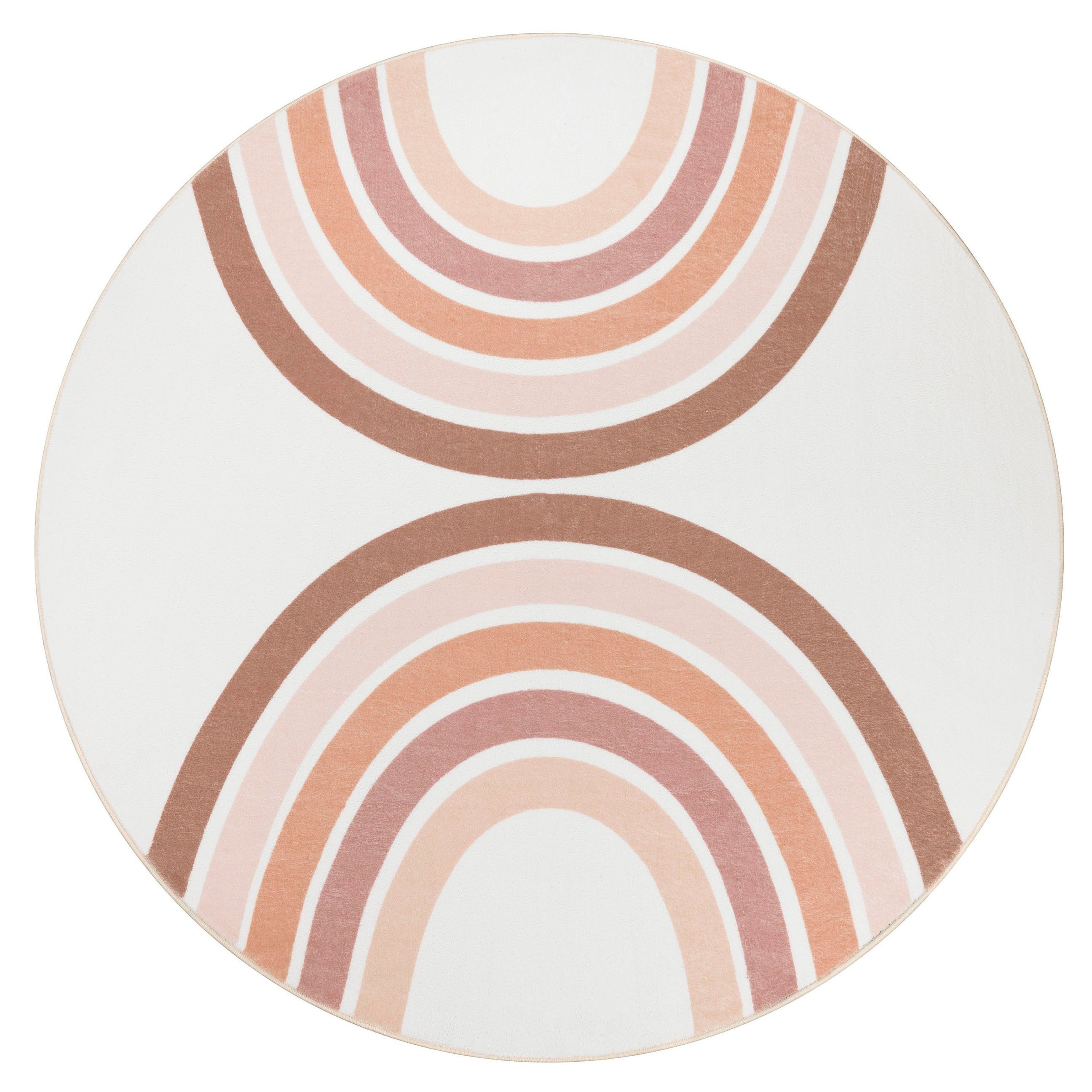 Paco Home Kinderteppich Niloya 361, rund, Höhe: 12 mm, Spielteppich, Kurzfl günstig online kaufen