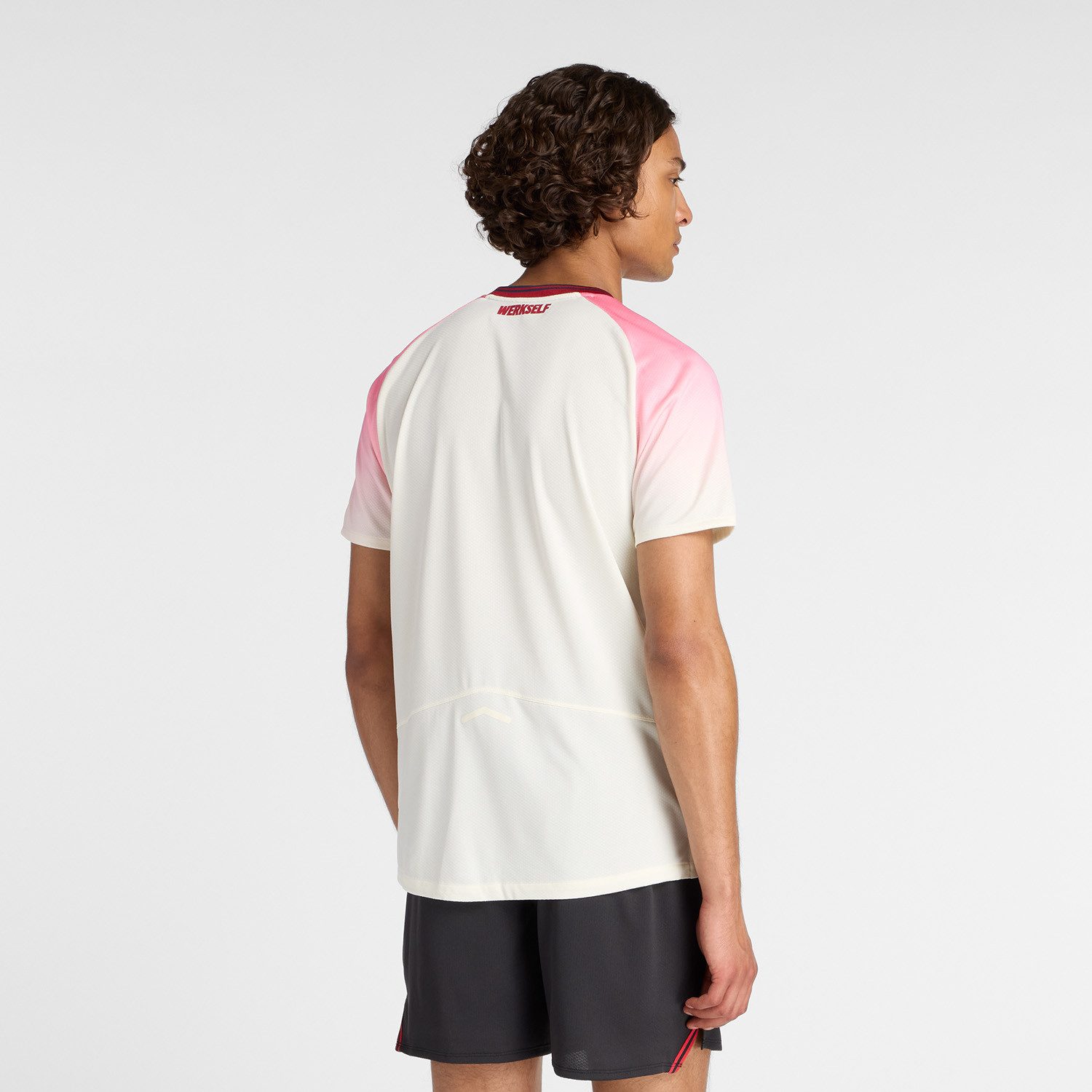 New Balance Fußballtrikot Bayer 04 Away Leverkusen Short Sleeve Jersey atmungsaktives Material, schnell trocknend, Kurzarm-Schnitt