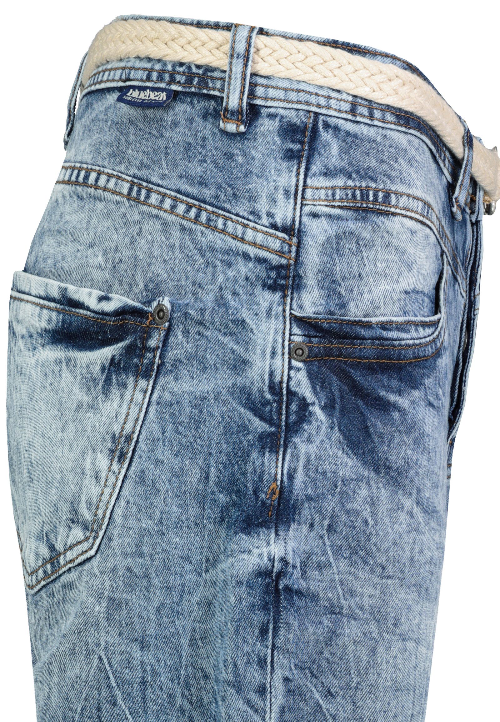 SUBLEVEL Bermudas Damen Jeans Shorts Bermuda Kurze Hose Short Denim 5- Pocket Sommer