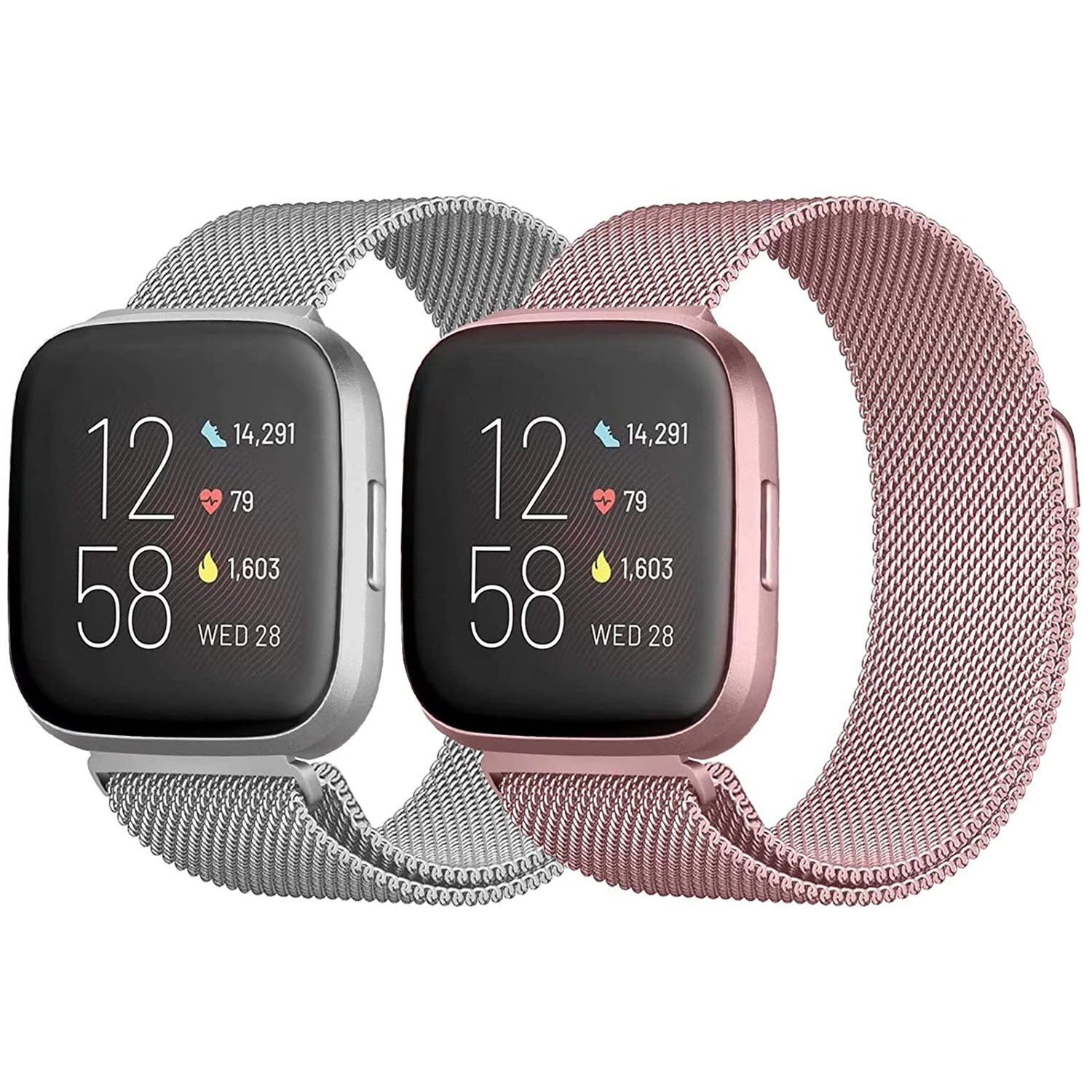 Ersatzarmband mit zggzerg Fitbit / Versa 2 2 Uhrenarmband Versa/Versa Kompatible Pack