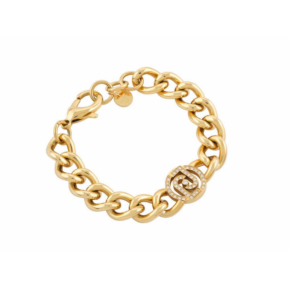 Liu Jo Armband Distinctive gold-plated bracelet with Brilliant LJ1623 crystals