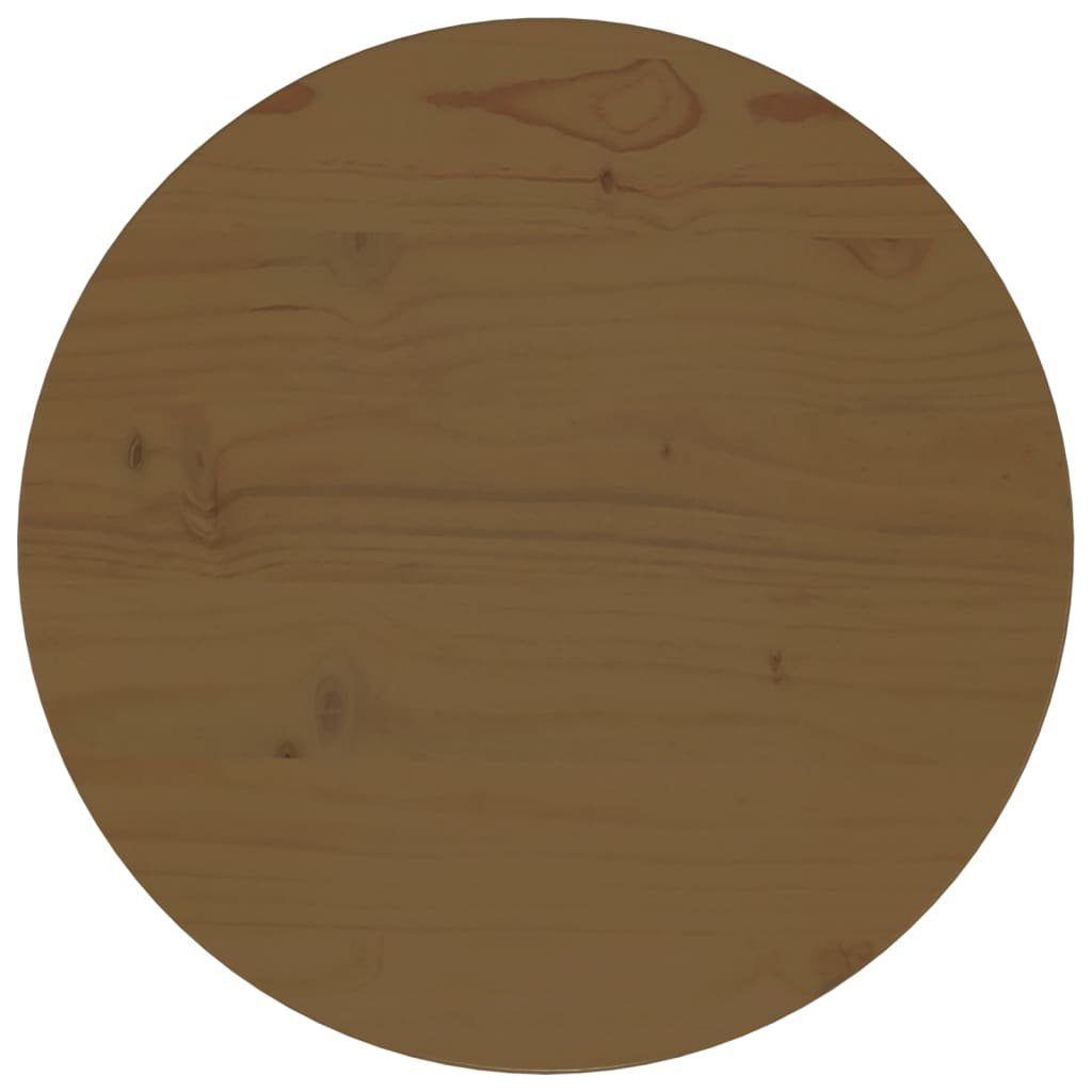 furnicato Tischplatte Braun Massivholz Kiefer St) (1 Ø40x2,5 cm
