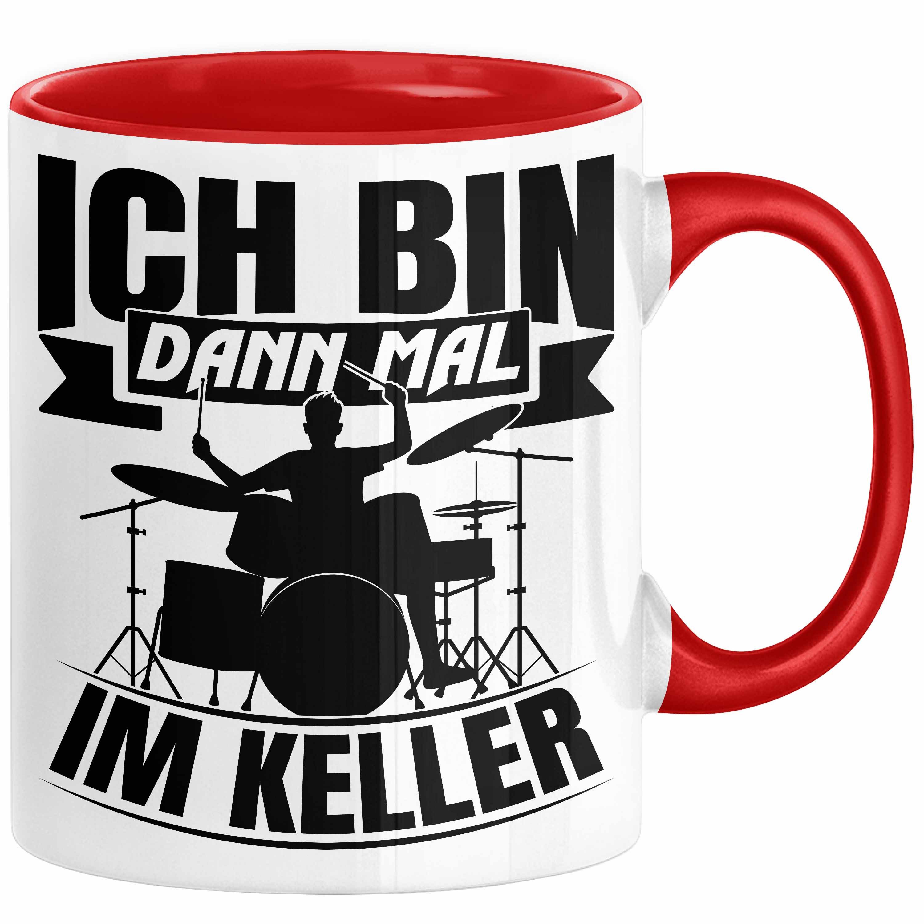 Trendation Tasse SchlagzeugSpieler Geschenk Drummer Tasse Geschenkidee
