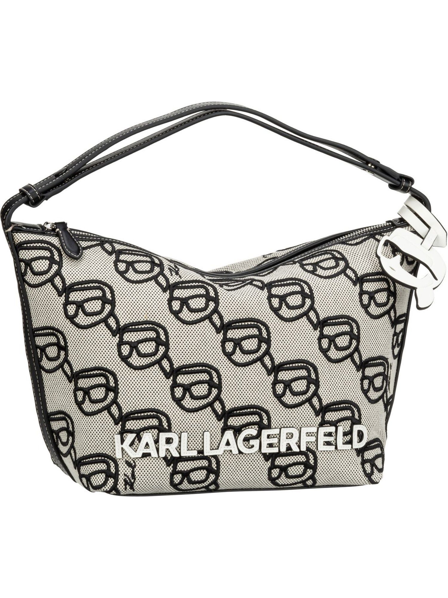 KARL LAGERFELD K/Ikonik Handtasche Hobo 2.0 Seasonal Bag CNV, SHB