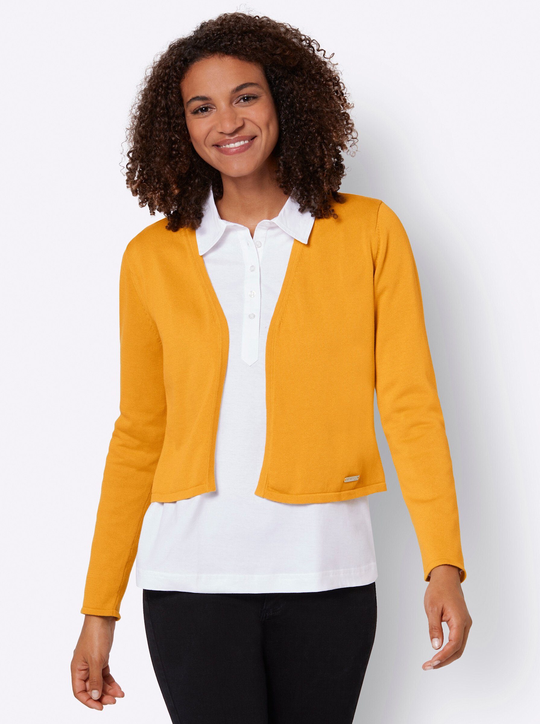 Gelbe Grobstrick Strickjacken für Damen online kaufen | OTTO