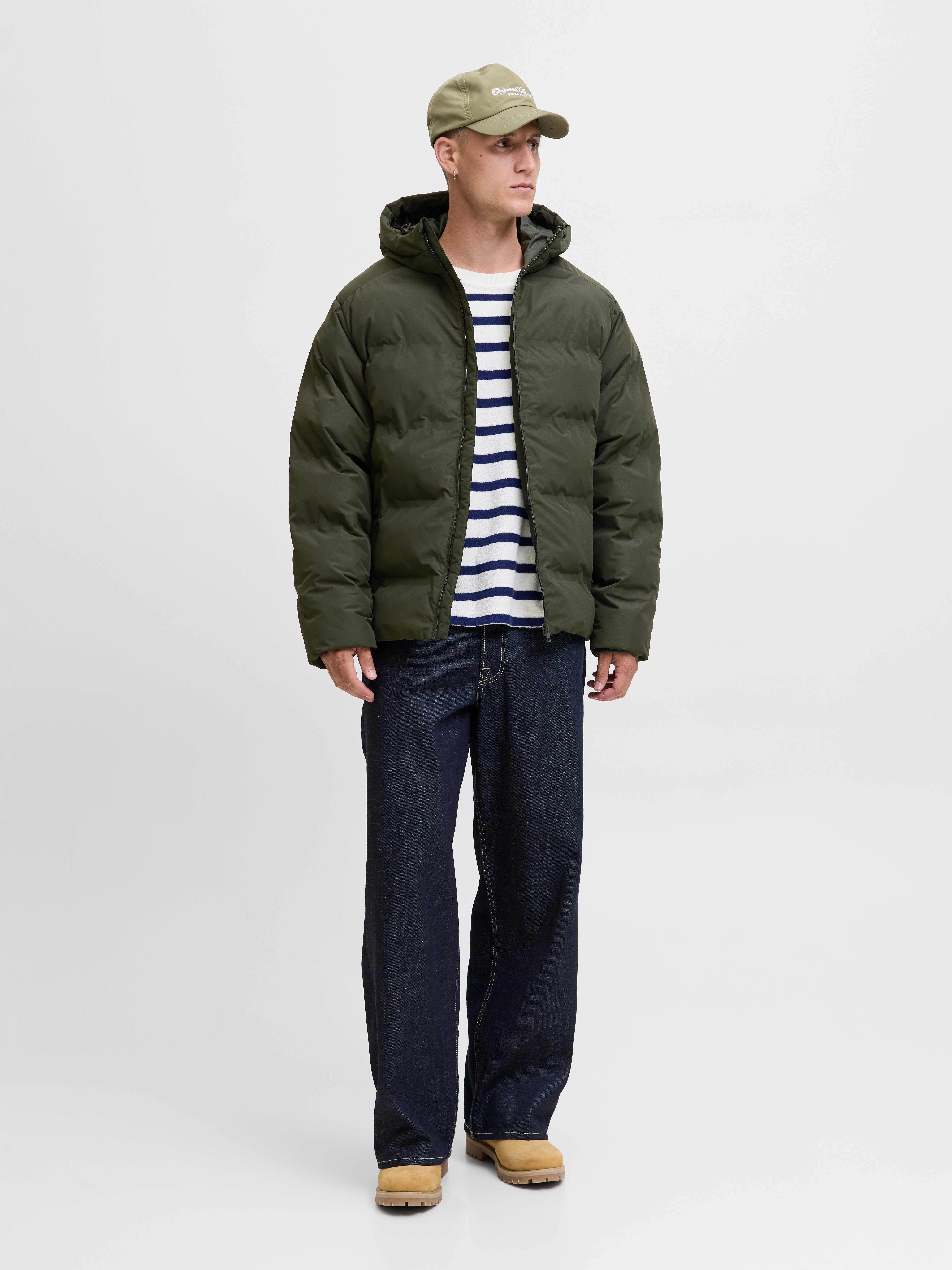 Jack & Jones Steppjacke JJESOHO PUFFER HOOD SN