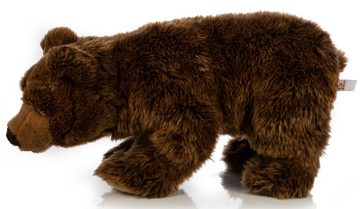 Uni-Toys Kuscheltier Braunbär groß, sitzend - 43 cm (Länge) - Plüsch-Bär - Plüschtier, zu 100 % recyceltes Füllmaterial