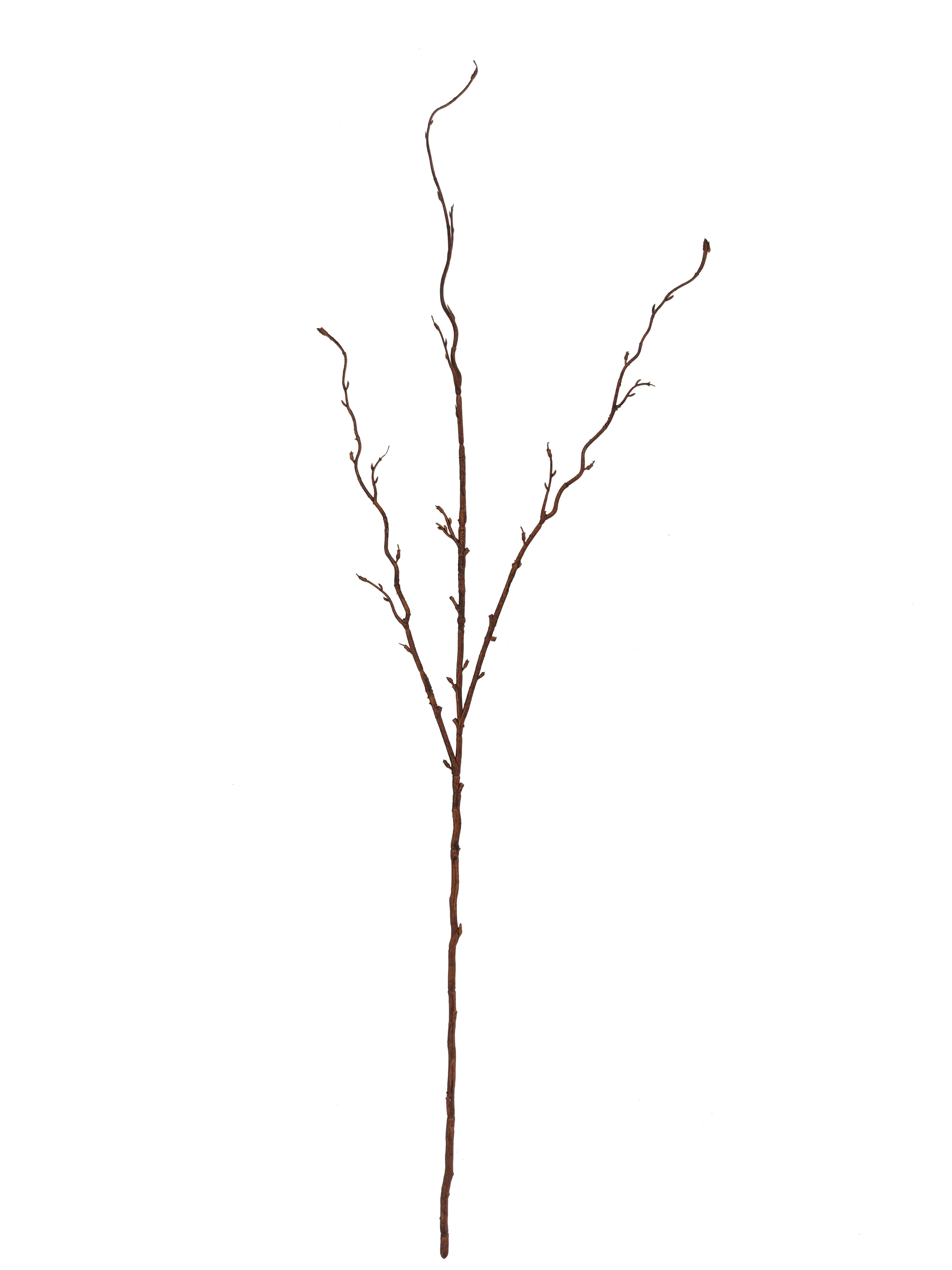 Kunstzweig Baum-Ast – Höhe 85 cm – mit kleinen Baumknospen, 2474U, Höhe 85 cm