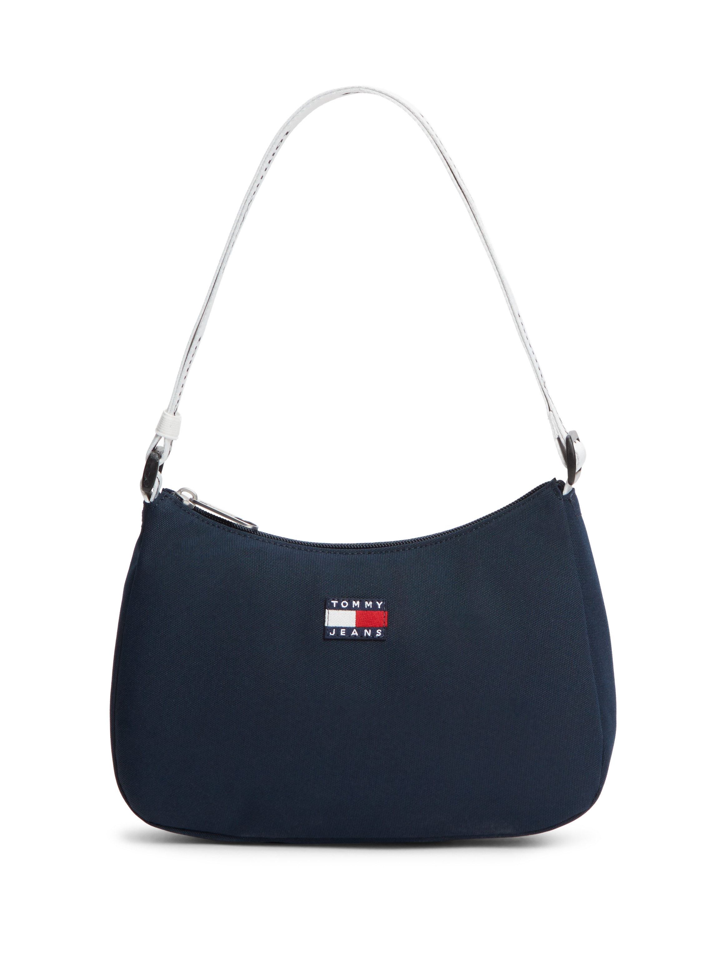 Tommy Jeans Schultertasche TJW ESS DAILY SHOULDER BAG, Damen Umhängetasche, Handtasche, Tragetasche mit Logo-Aufnäher