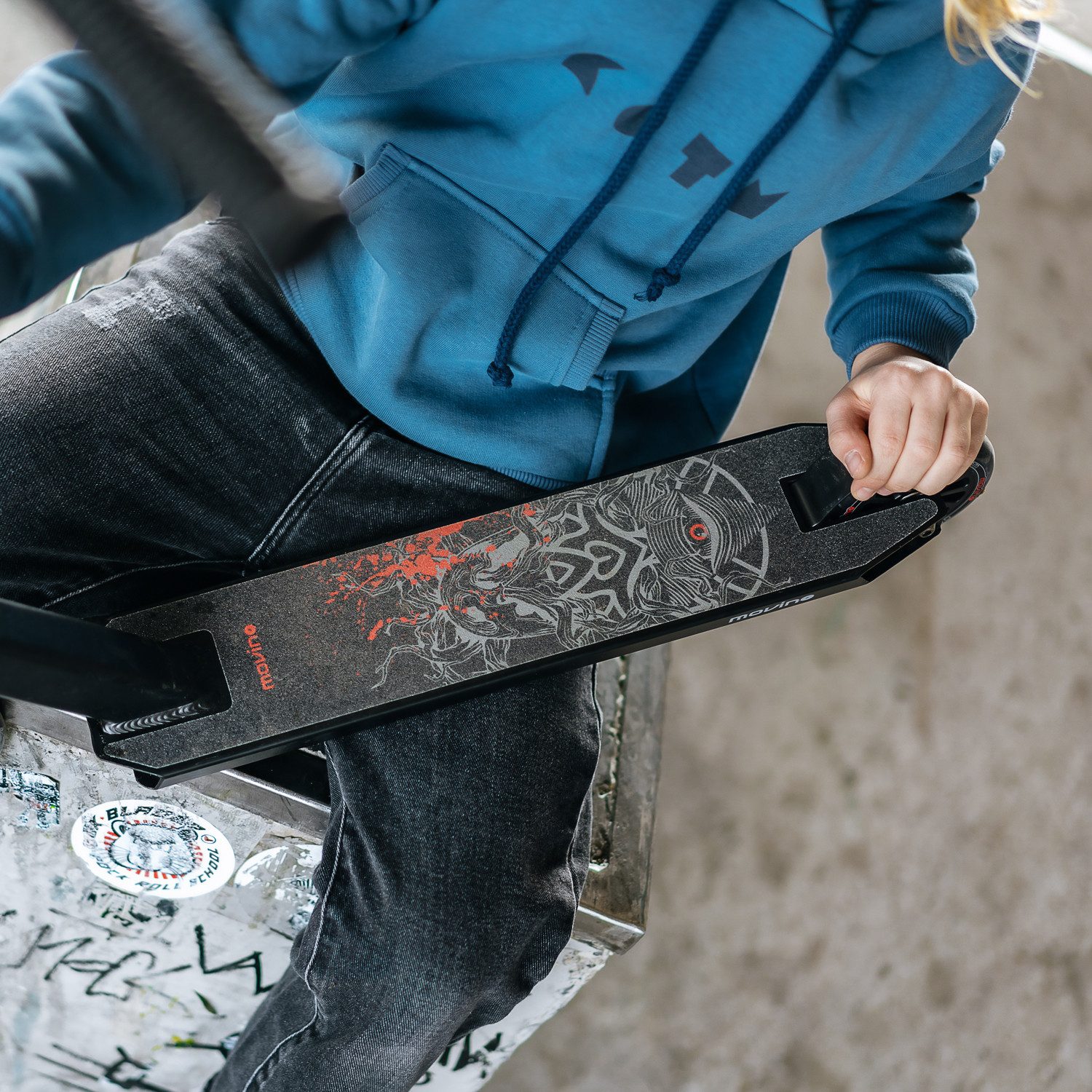 Movino Stuntscooter Stuntscooter MOVINO TYRO leicht 2,9 kg 100mm Rollen ABEC9