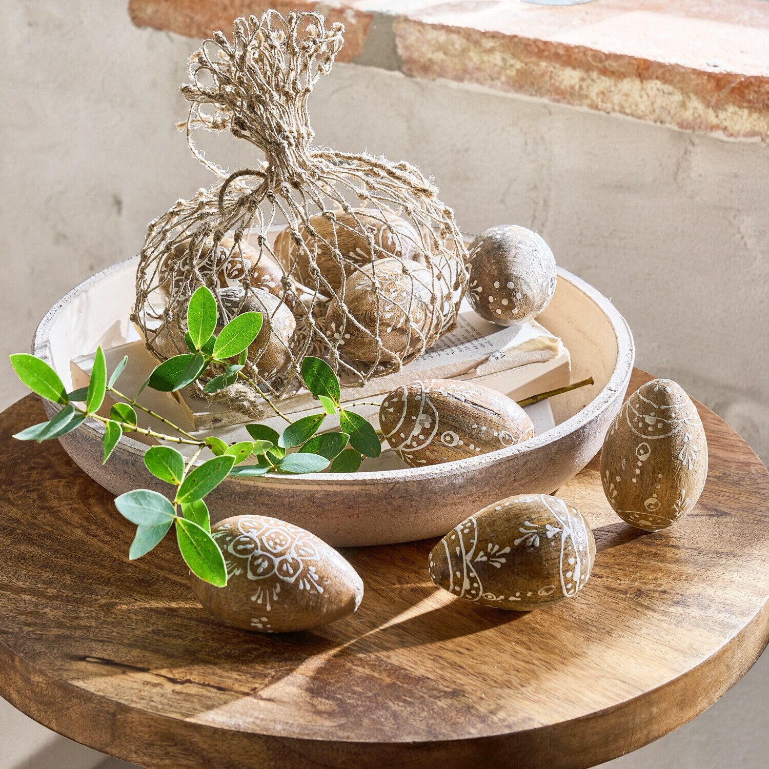 Mirabeau Osterei Osterei 9er Set Raylan braun