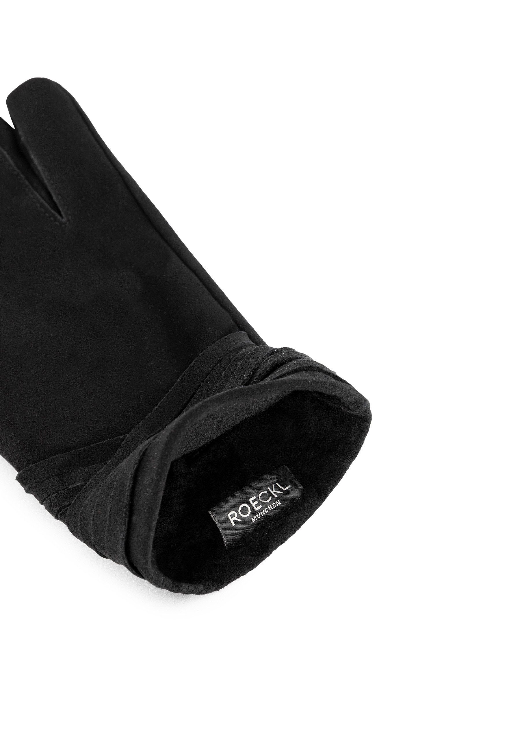 Roeckl Lederhandschuhe ROANNE Fingerhandschuhe mit Detail