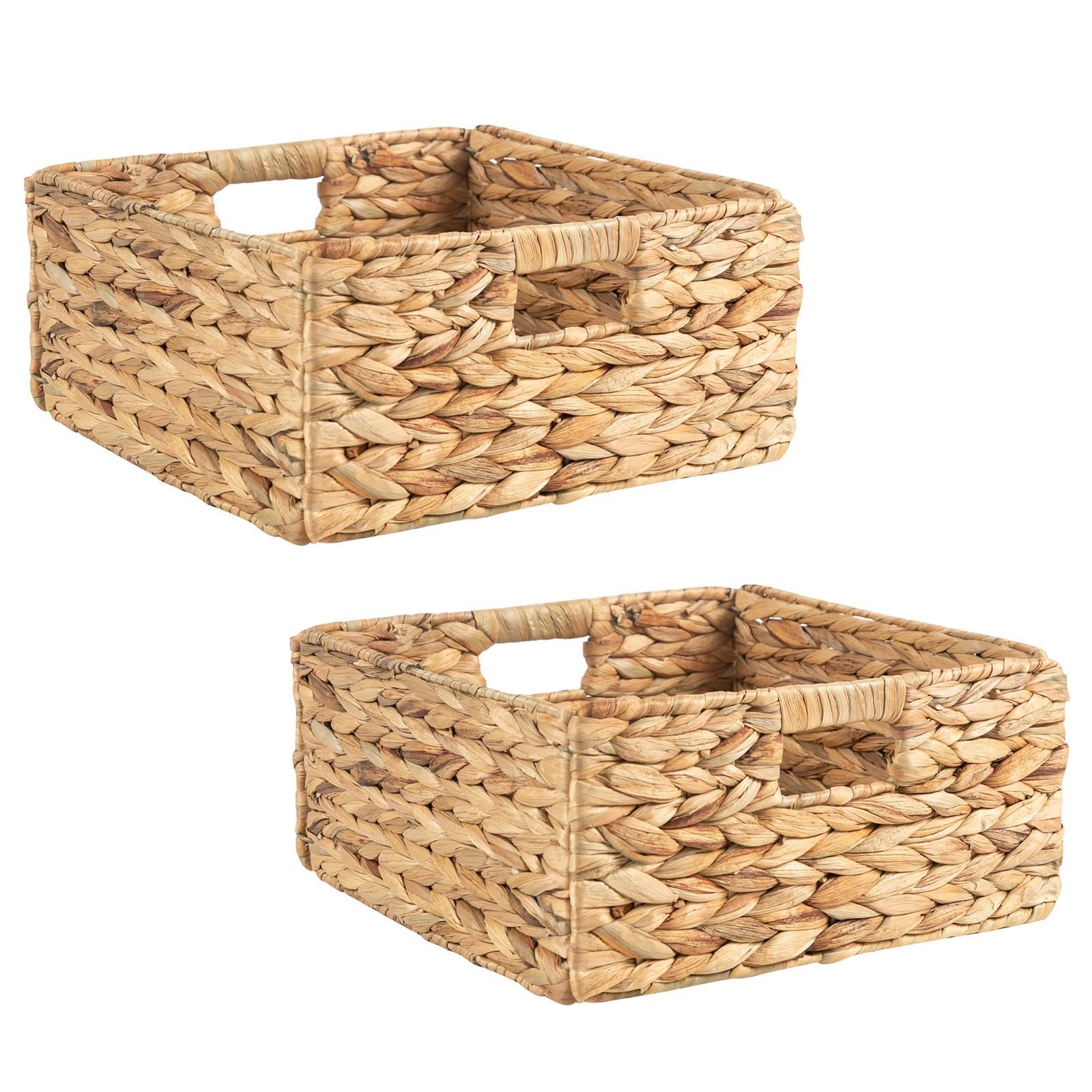 IDIMEX Dekokiste LANZI (Set), Aufbewahrungskorb aus Wasserhyazinthe, 2er Se günstig online kaufen