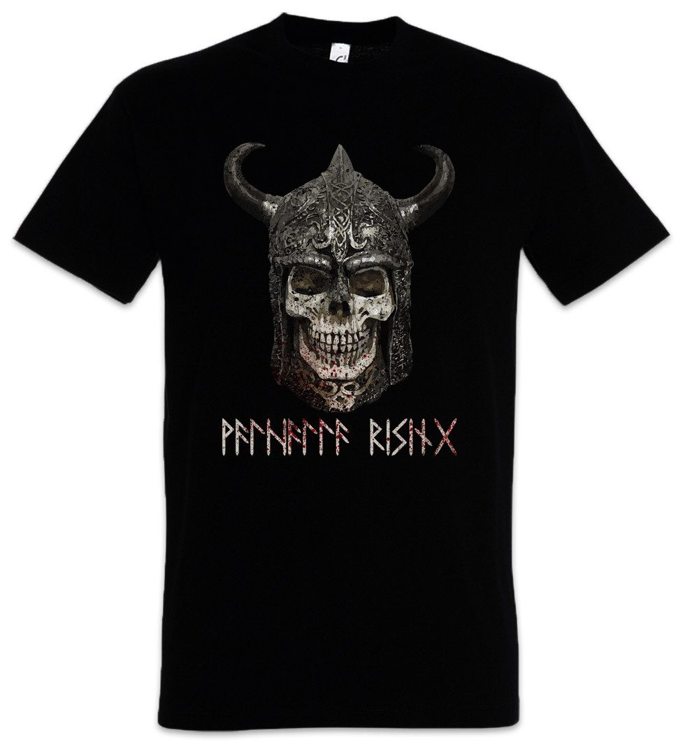 Urban Backwoods Print-Shirt Viking Skull I günstig online kaufen