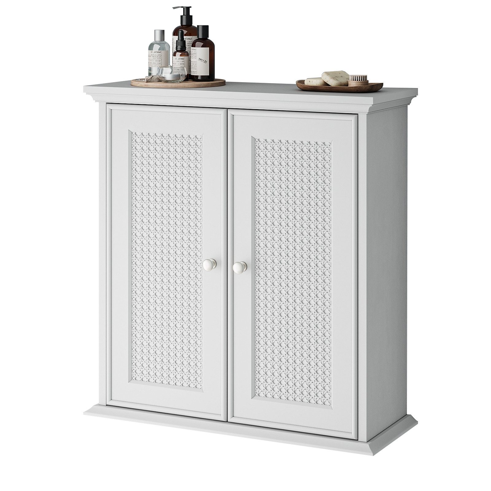 Yorbay Hängeschrank Badezimmerschrank mit verstellbarem Regal günstig online kaufen
