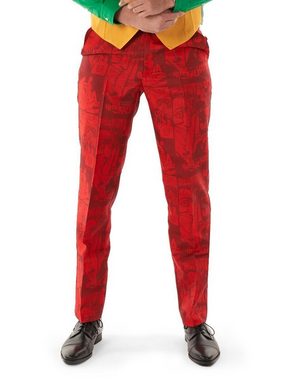 Opposuits Partyanzug Scarlet Joker, Sorgt für ein bleibendes Lächeln: cooler Anzug für schräge Schurke