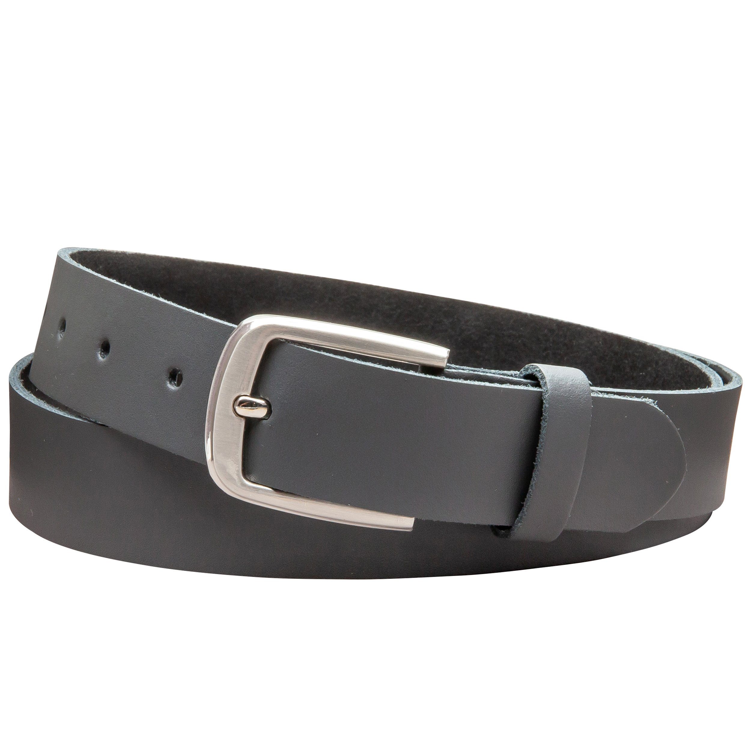 COLOGNEBELT Ledergürtel C15-SL Schlicht dennoch modern mit Dornschließe, MADE IN GERMANY