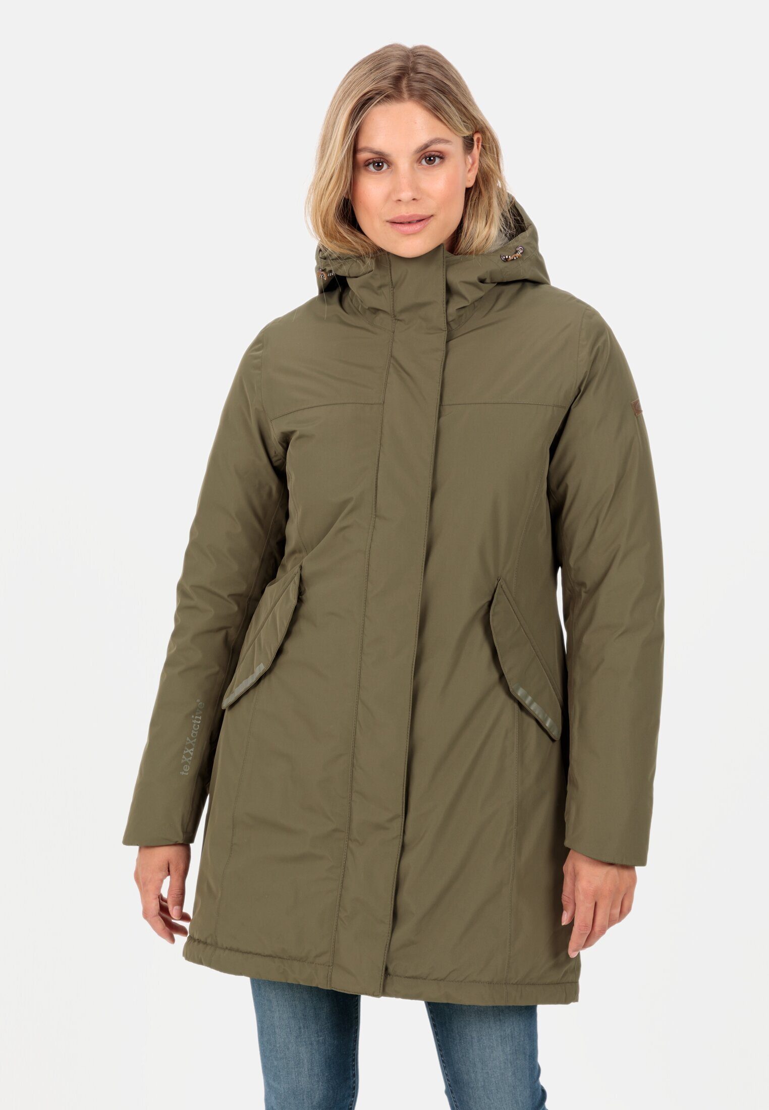 camel active Funktionsjacke aus recyceltem Polyester Khaki