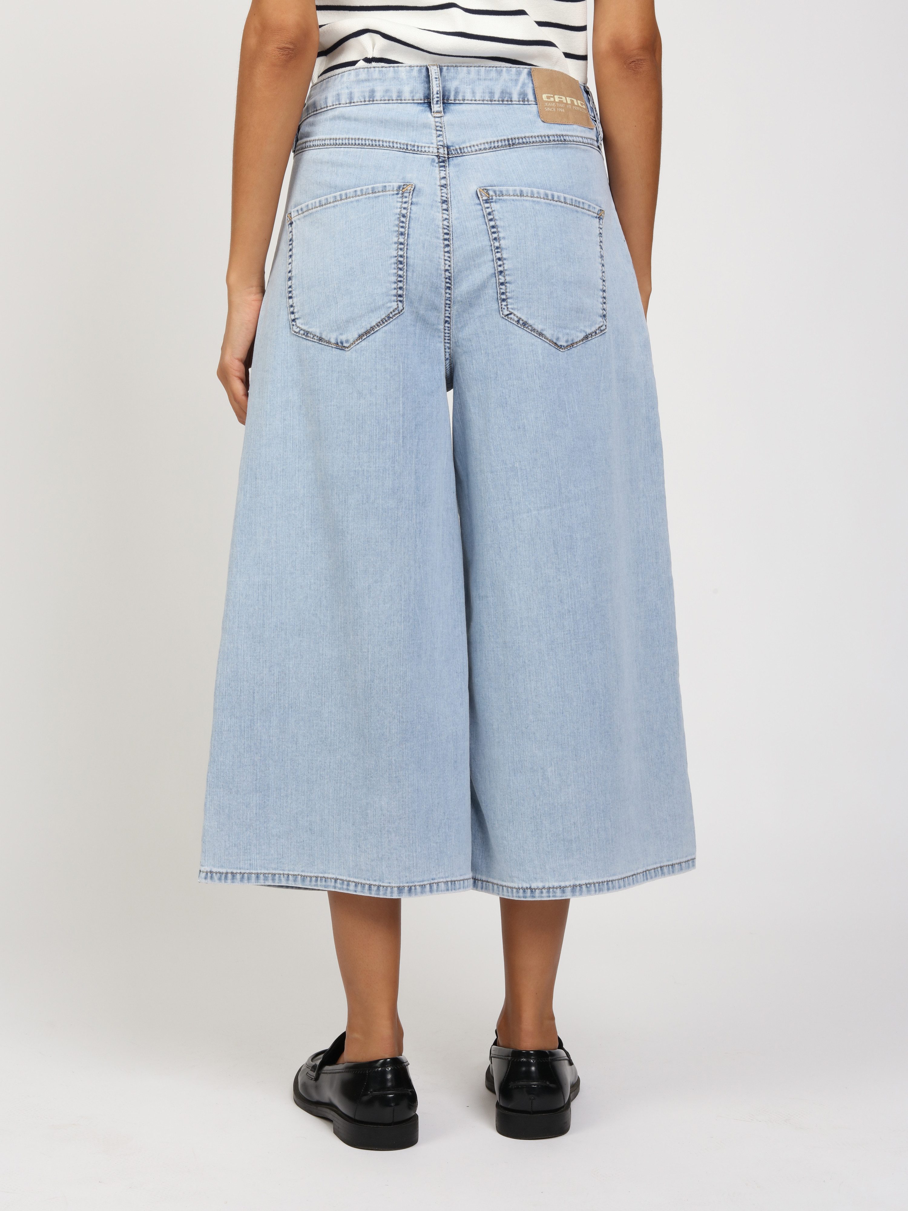 GANG 7/8-Jeans 94WANDA CULOTTE Light Denim im Wide Fit