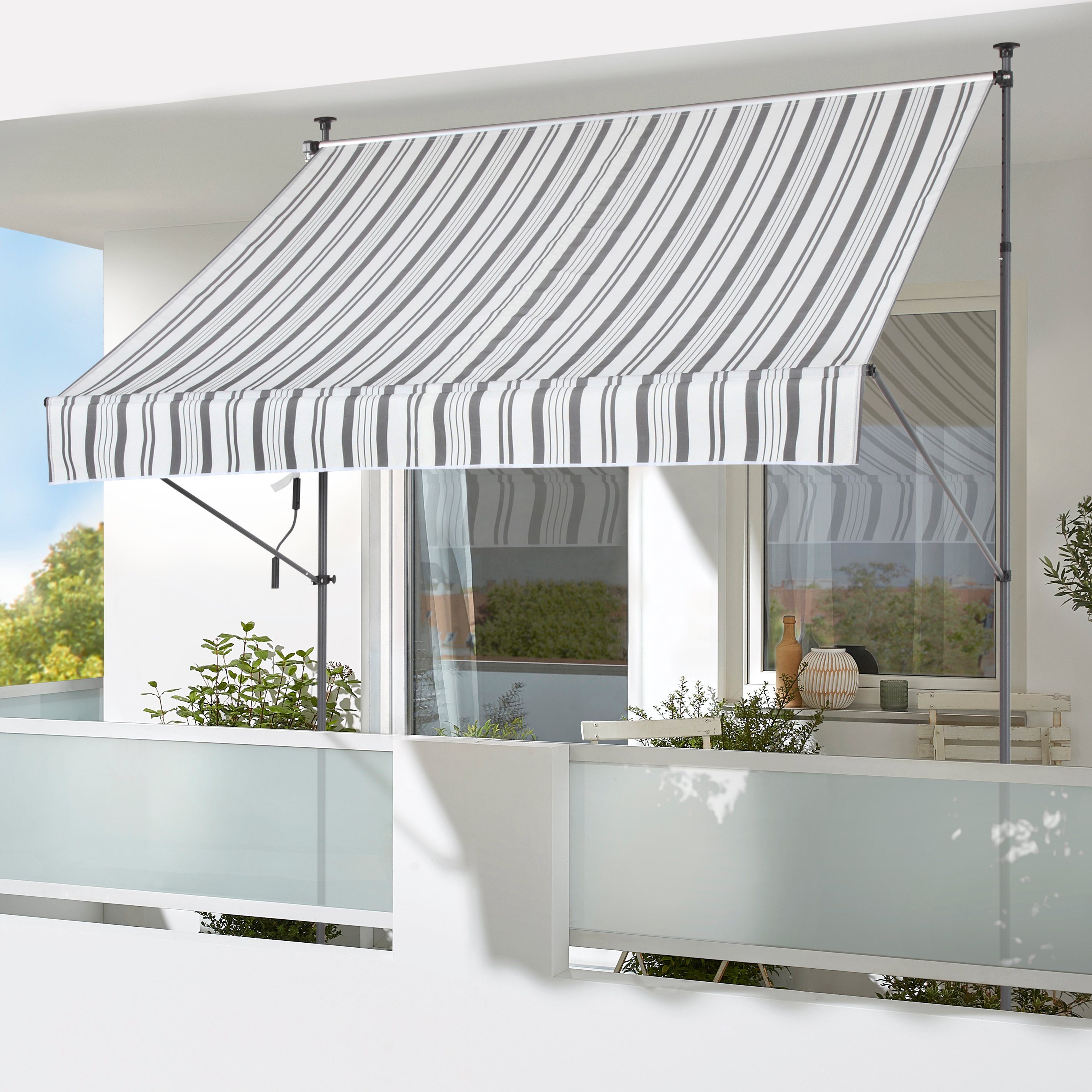 KONIFERA Klemmmarkise Breite/Ausfall: 400/150 cm günstig online kaufen