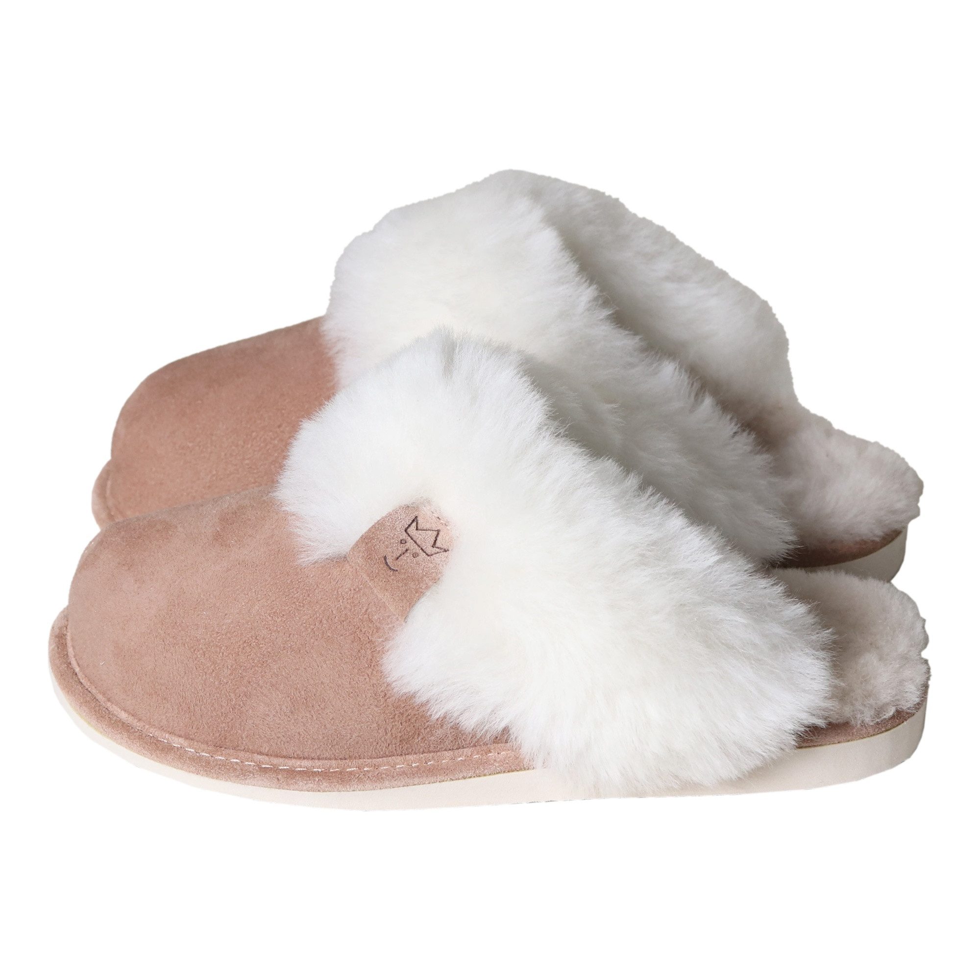 Kaiser Damen Pantolette Frida Lammfell Hausschuh