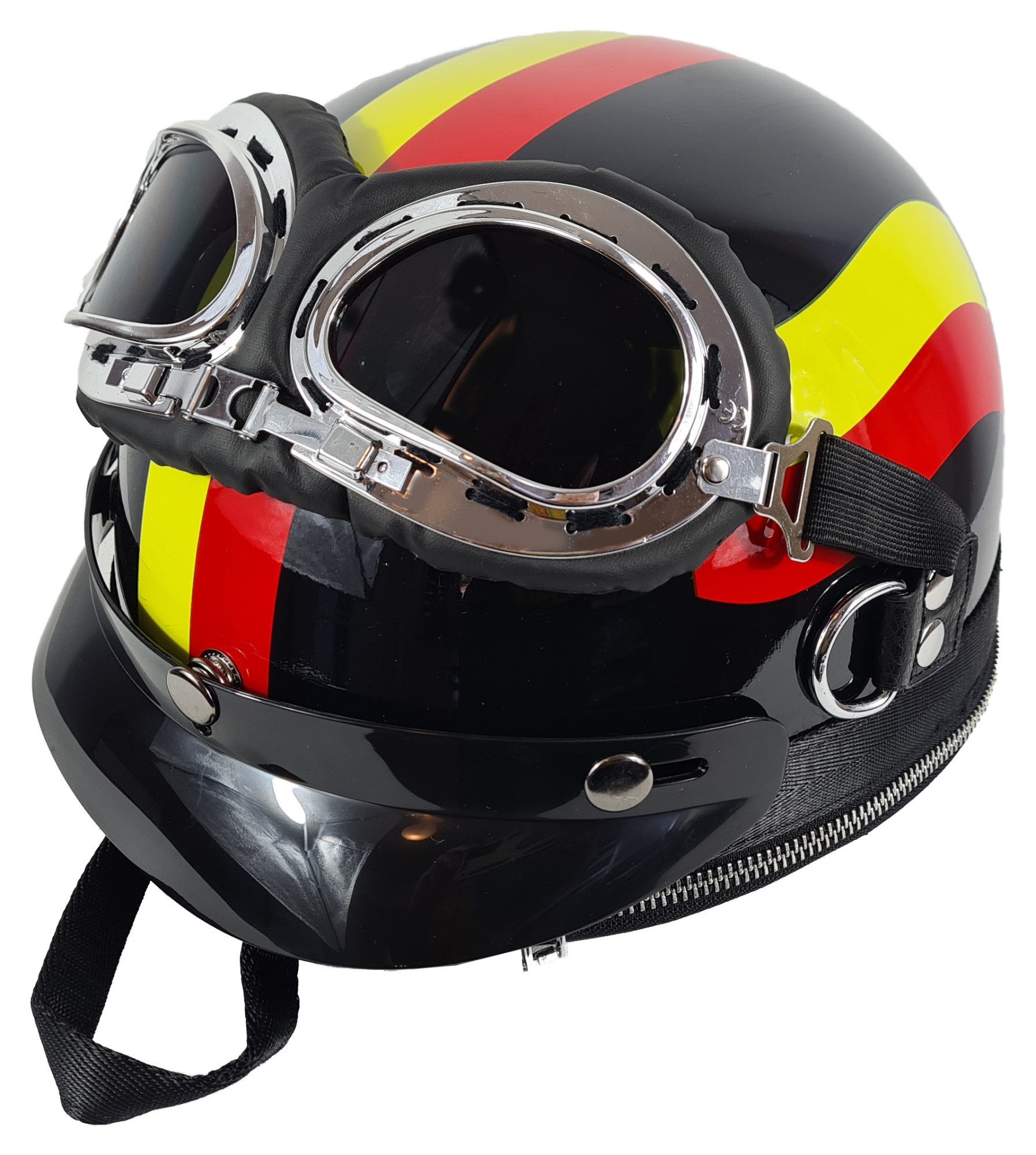Einkaufszauber Schultertasche Designer Handtasche Motorradhelm Deutschland Flagge, Handtasche sieht aus wie ein Motorradhelm
