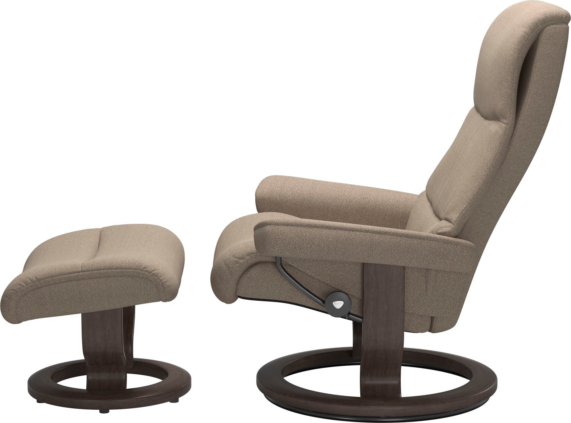Base, mit Stressless® Classic Größe Relaxsessel View, Wenge S,Gestell