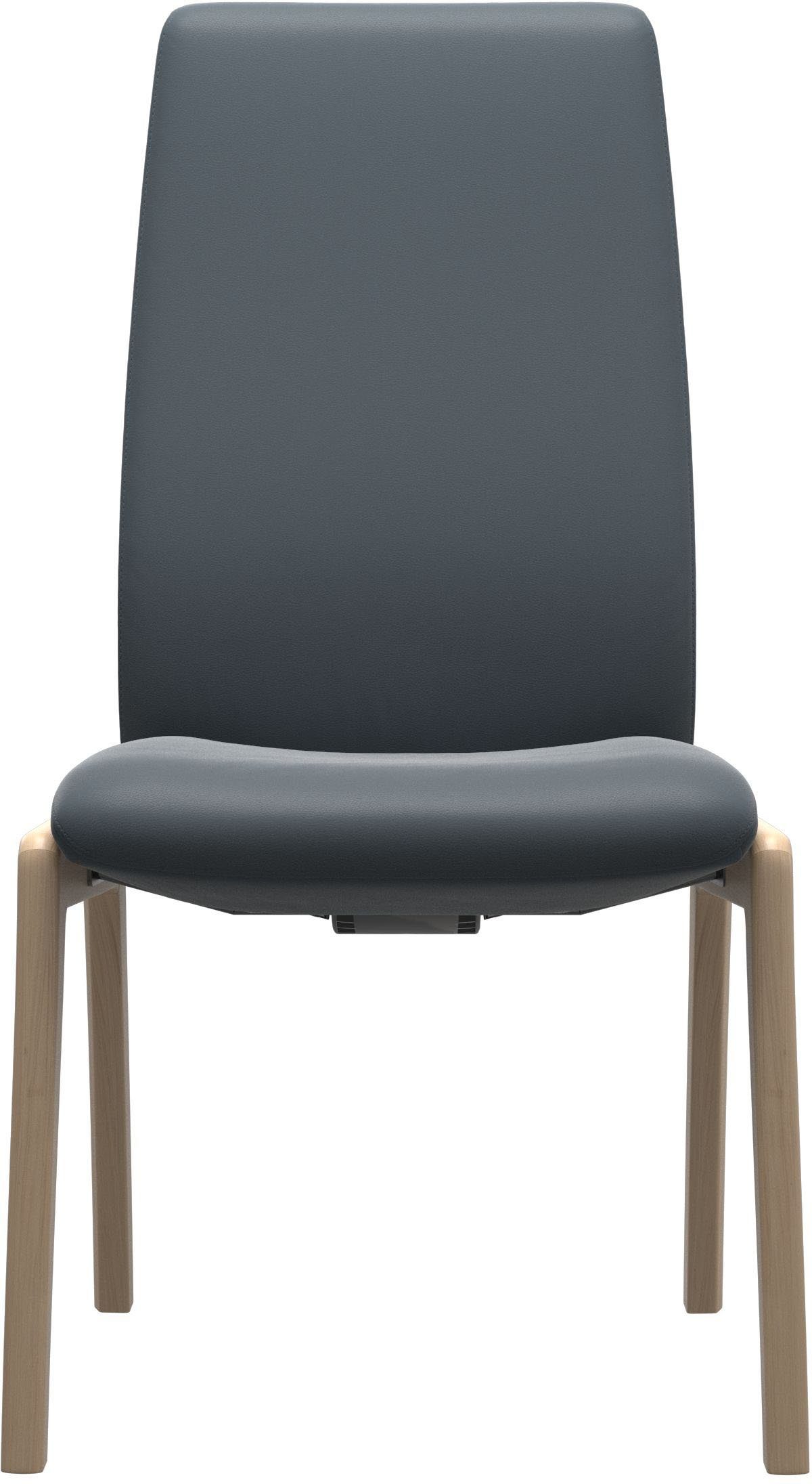 Stressless® Polsterstuhl Laurel, High Back, Größe L, mit abgerundeten Beinen in Schwarz