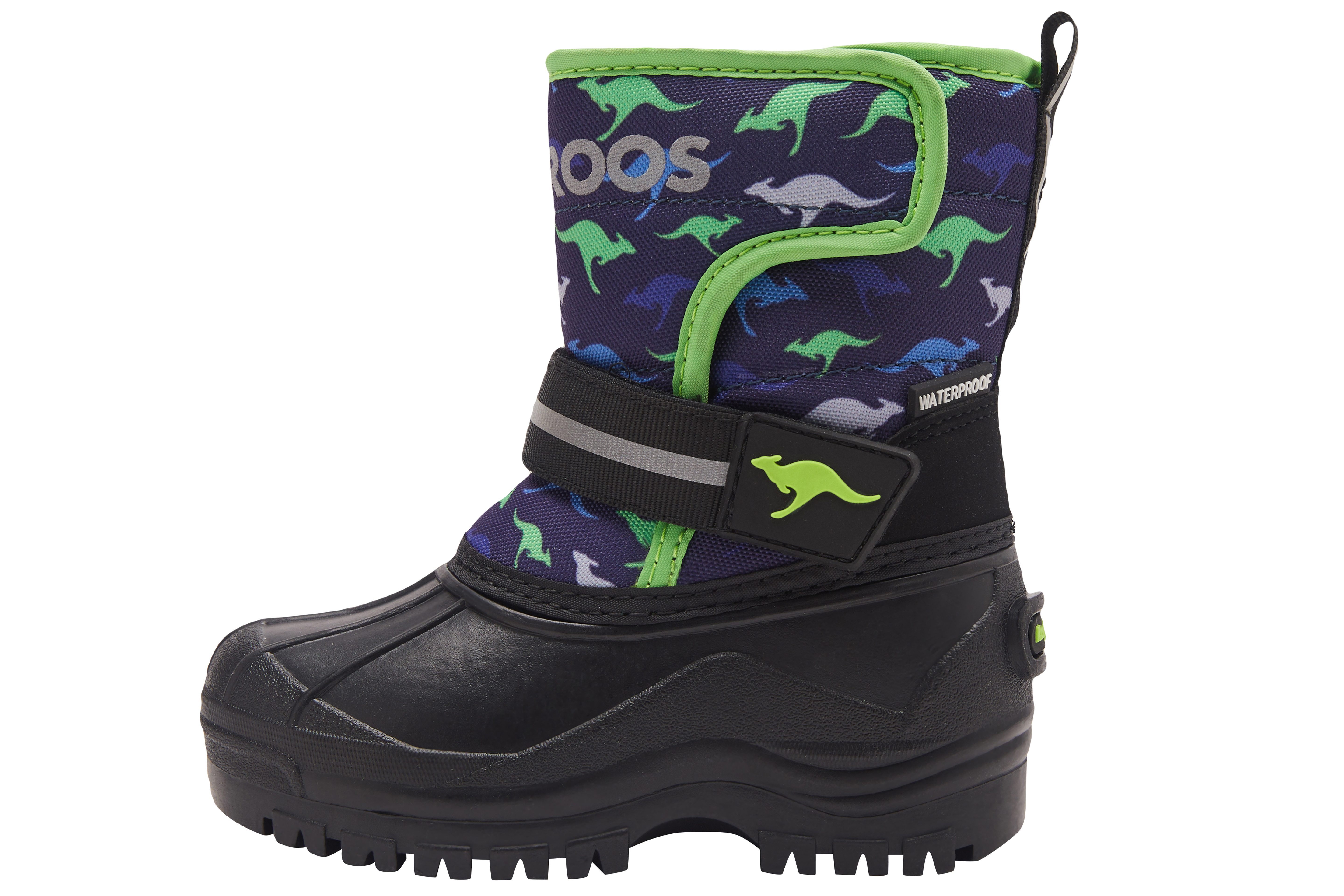 KangaROOS K-Shell II Winterstiefel Snowboots, Winterboots, Winterschuhe, mit Klettverschluss