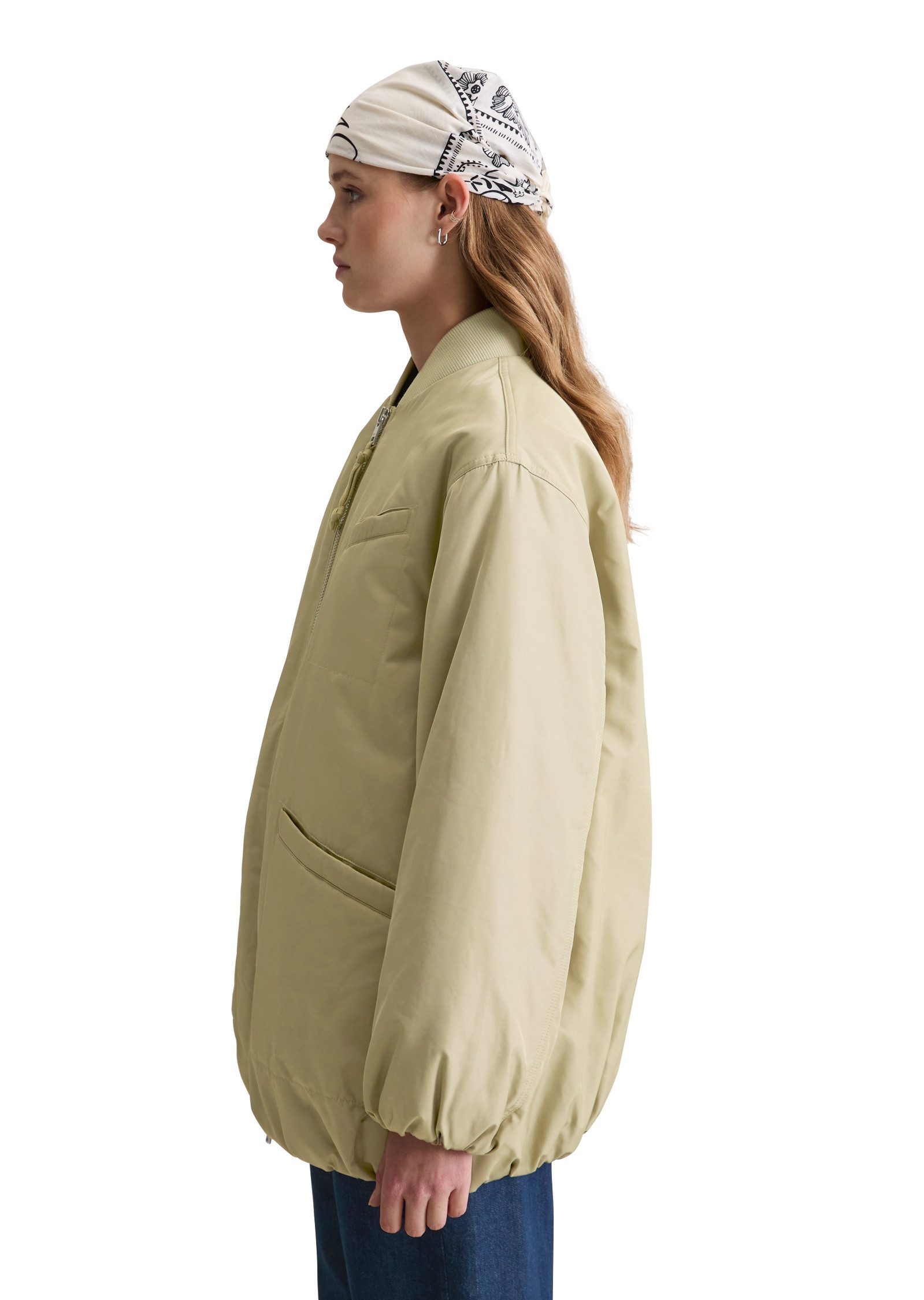 Marc O'Polo DENIM Kurzmantel aus recyceltem Polyester günstig online kaufen