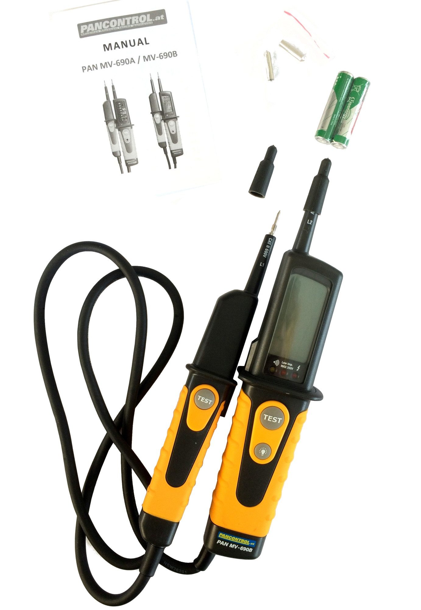 Pancontrol Spannungsprüfer PAN MV-690B, mit Digitalanzeige