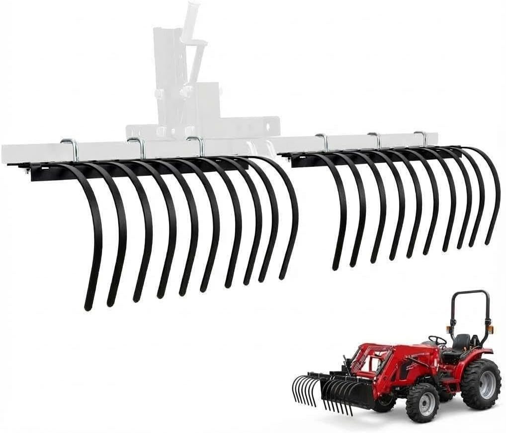 GarveeMore Rechenbesen Vertikutierer 152cm